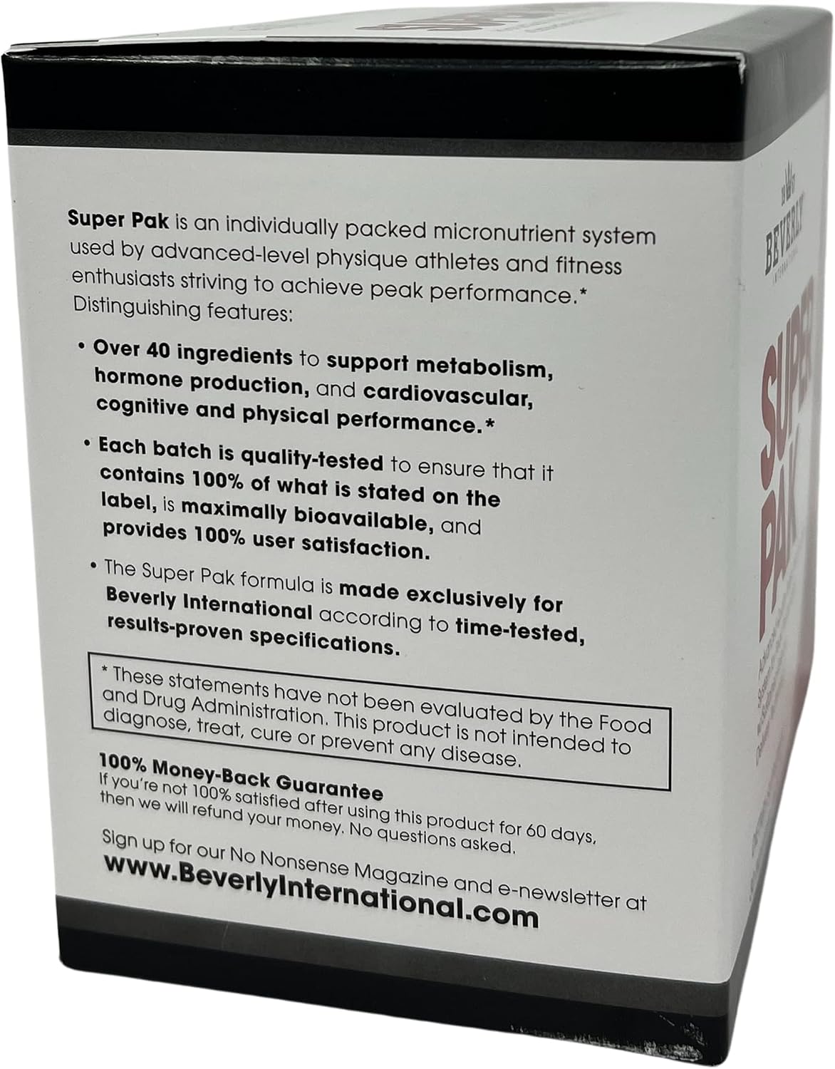 Beverly International Super Pak – High-Potency Multivitamin Daily Pack for Athletes, 30 Packs - görsel 3