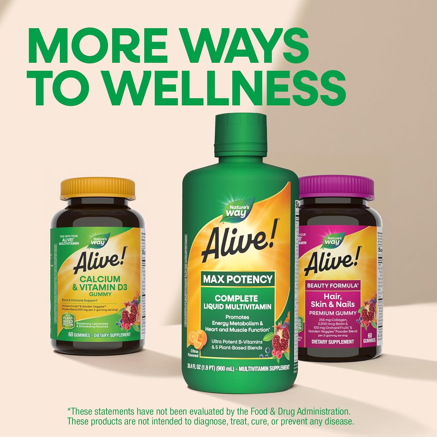 Nature's Way Alive! Max Potency Complete Liquid Multivitamin, 900 mL