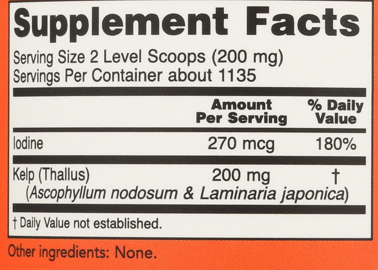 NOW Foods Norwegian Kelp Powder, 226 g