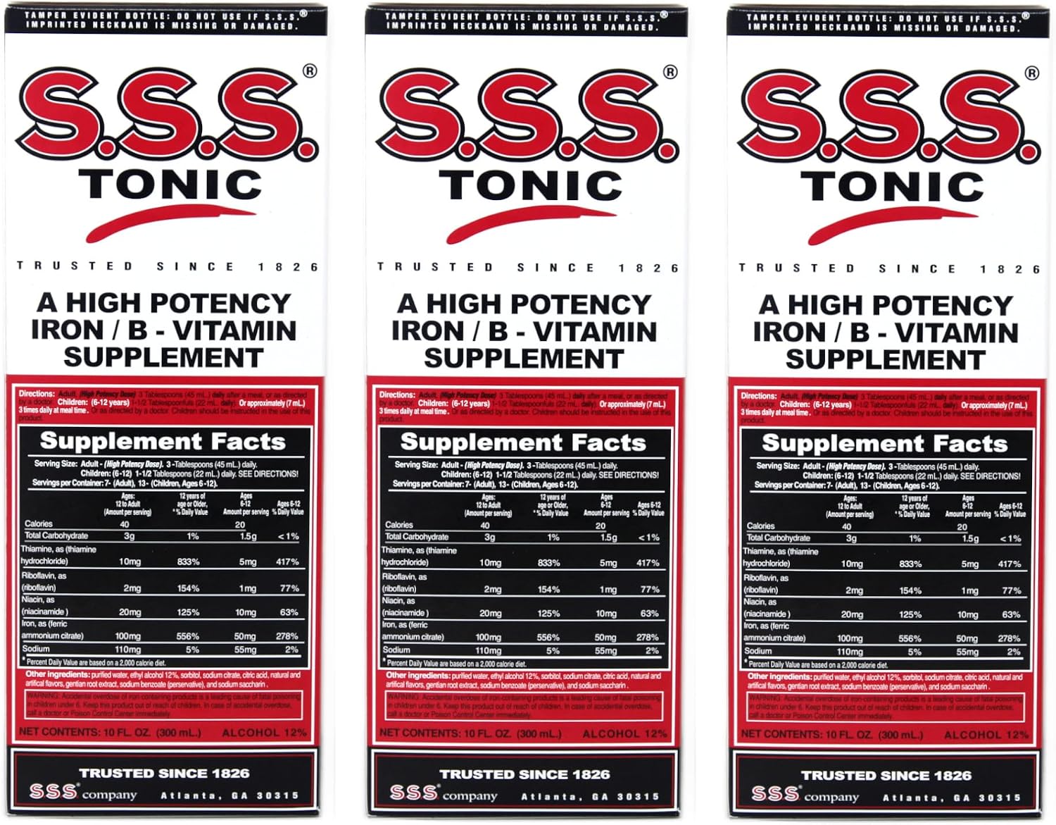 SSS Tonic 300 mL (Pack of 3)
