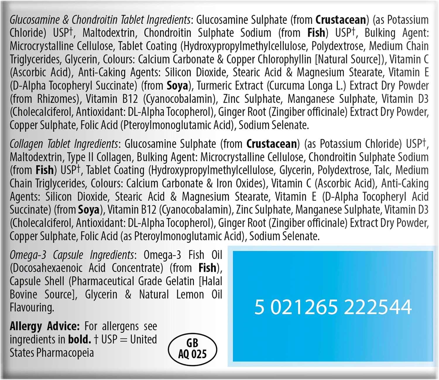 Vitabiotics Jointace Max Tablets – 84 Tablets