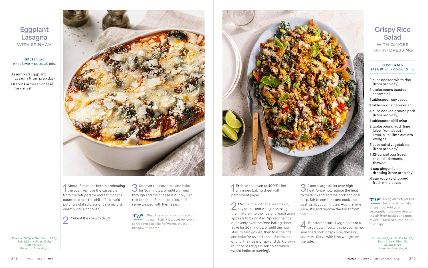 The Protein Meal Prep Plan: 30 Weekly Plans + 180 Recipes to Eat Better, Stress Less, and Save Money (Packed with Fibre and 35g+ Protein Per Serving)