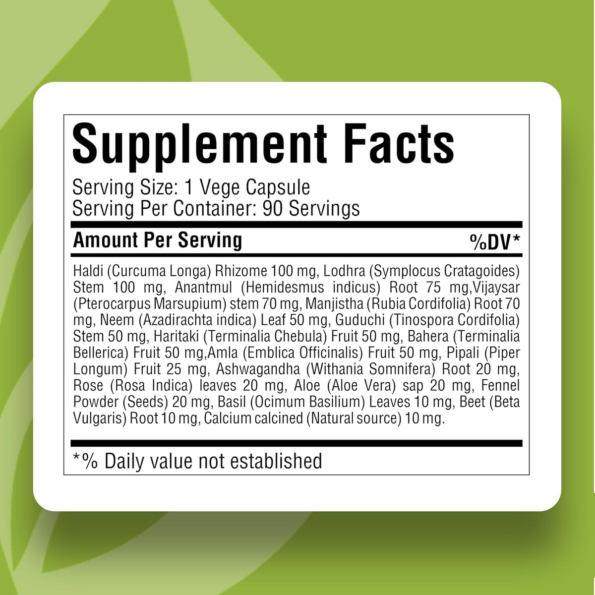 Acne Care ACNIL | Natural Herbal Supplement for Clear Skin, Healthy Complexion | 90 Vegetarian Capsules, 800mg Each | Ayurvedic Formula - görsel 4