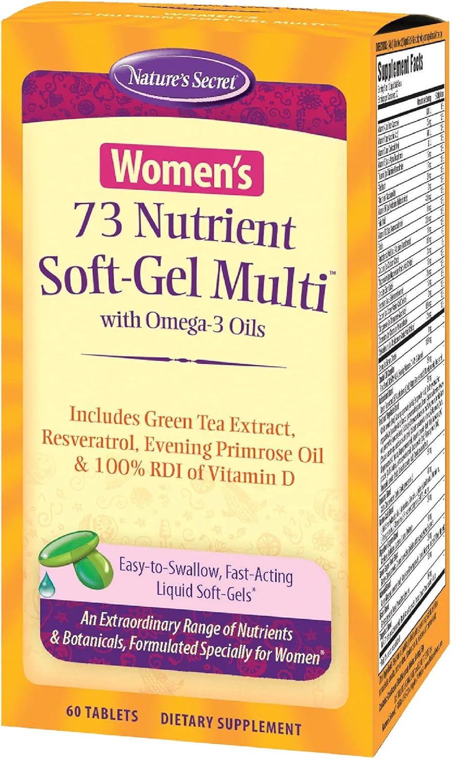 Nature's Secret Women's 73 Nutrient Soft-Gel Multivitamin