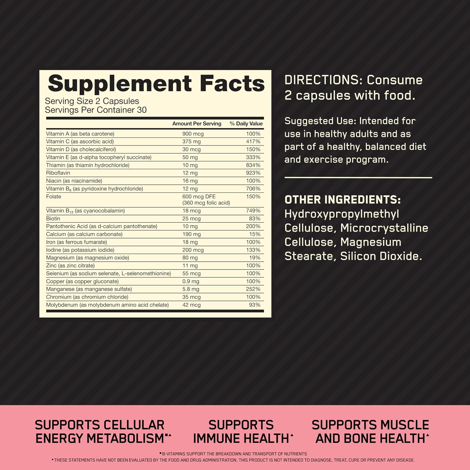 Optimum Nutrition Opti-Women Daily Multivitamin for Women