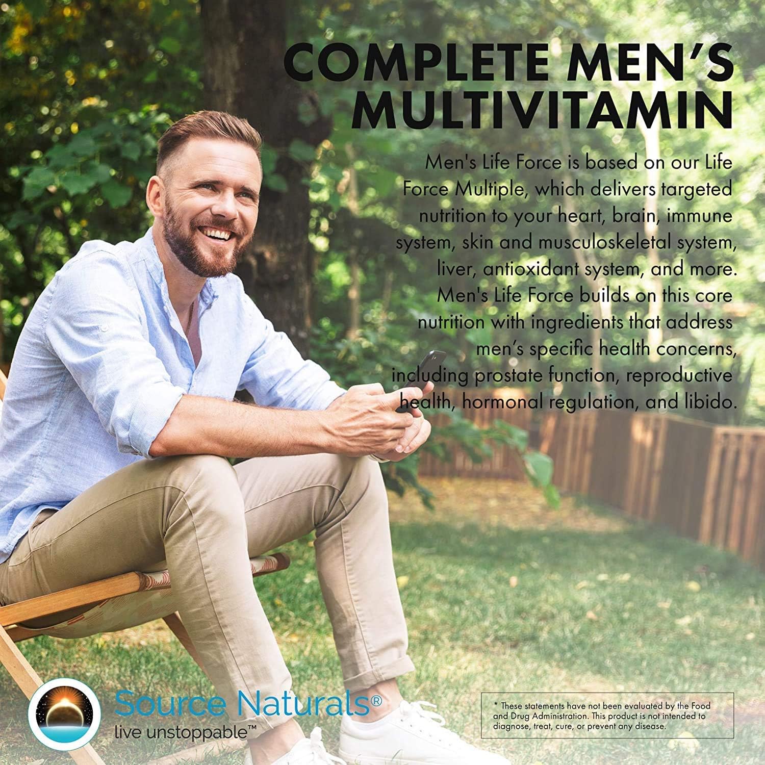 Source Naturals Men's Life Force Multiple Daily Multivitamin - 45 Tablets
