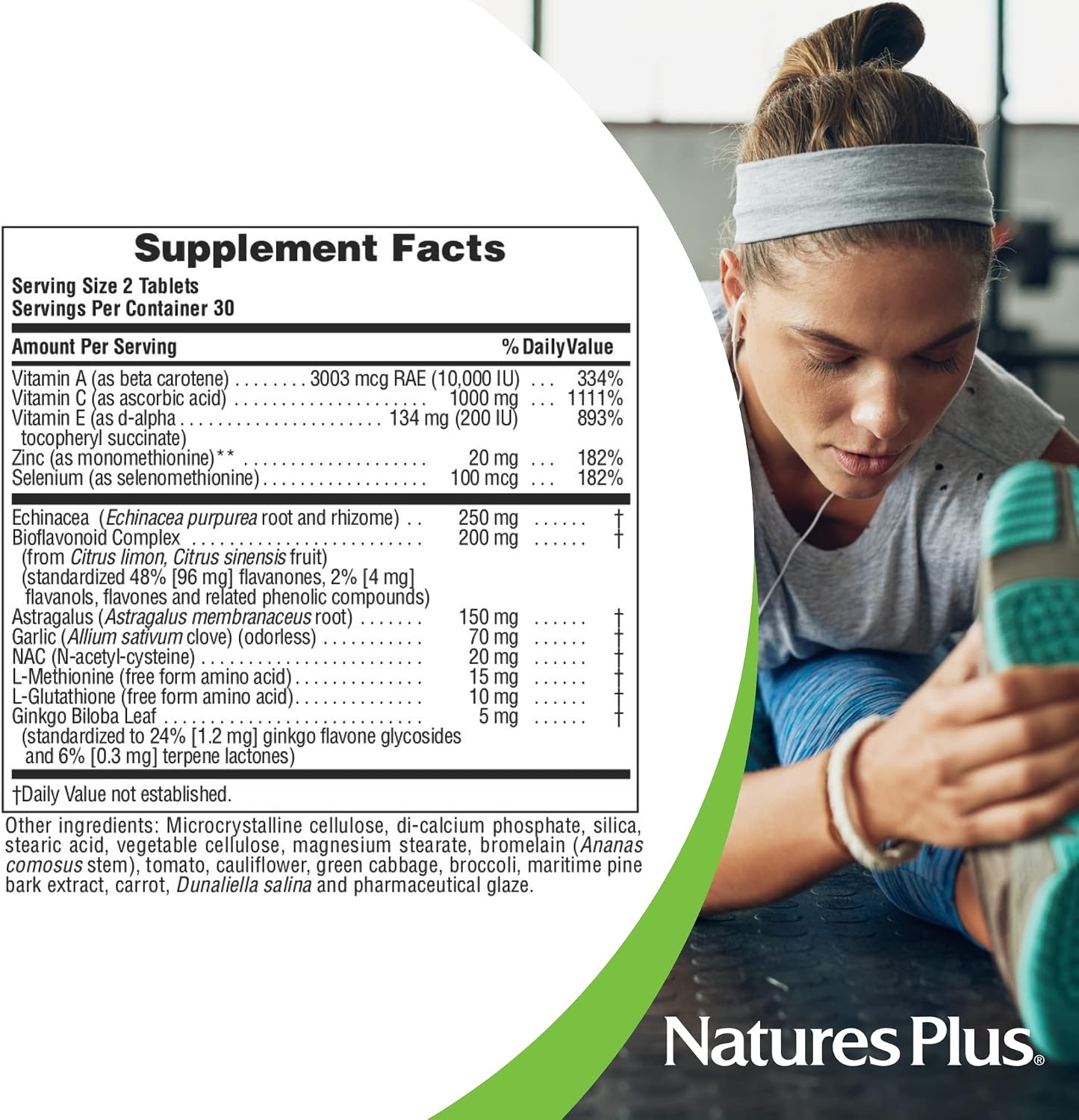 NaturesPlus Commando 2000 - 60 Tablets - Antioxidant & Immune Support Supplement