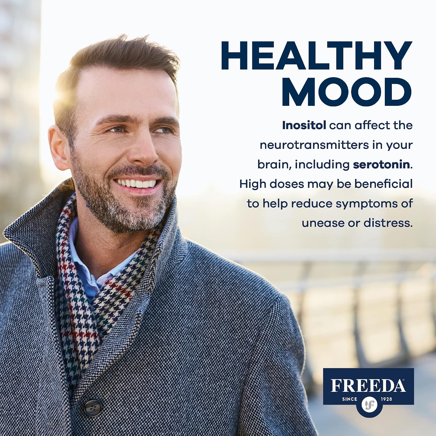 FREEDA Pure Myo-Inositol Powder – Unflavoured Single-Ingredient Inositol – 900 mg per Serving – 113 g