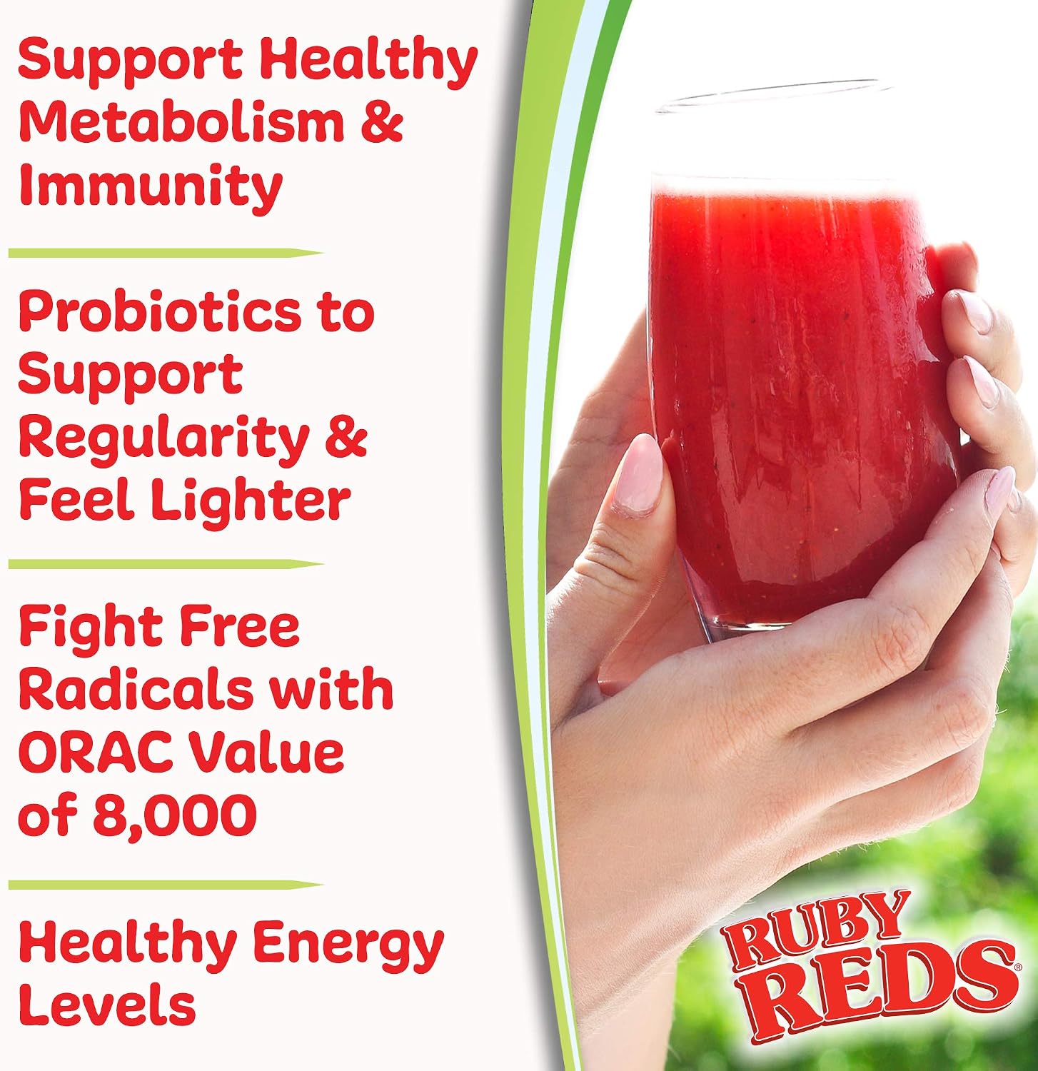 New Vitality Ruby Reds - Superfood Powder, 312 g (30 Servings)