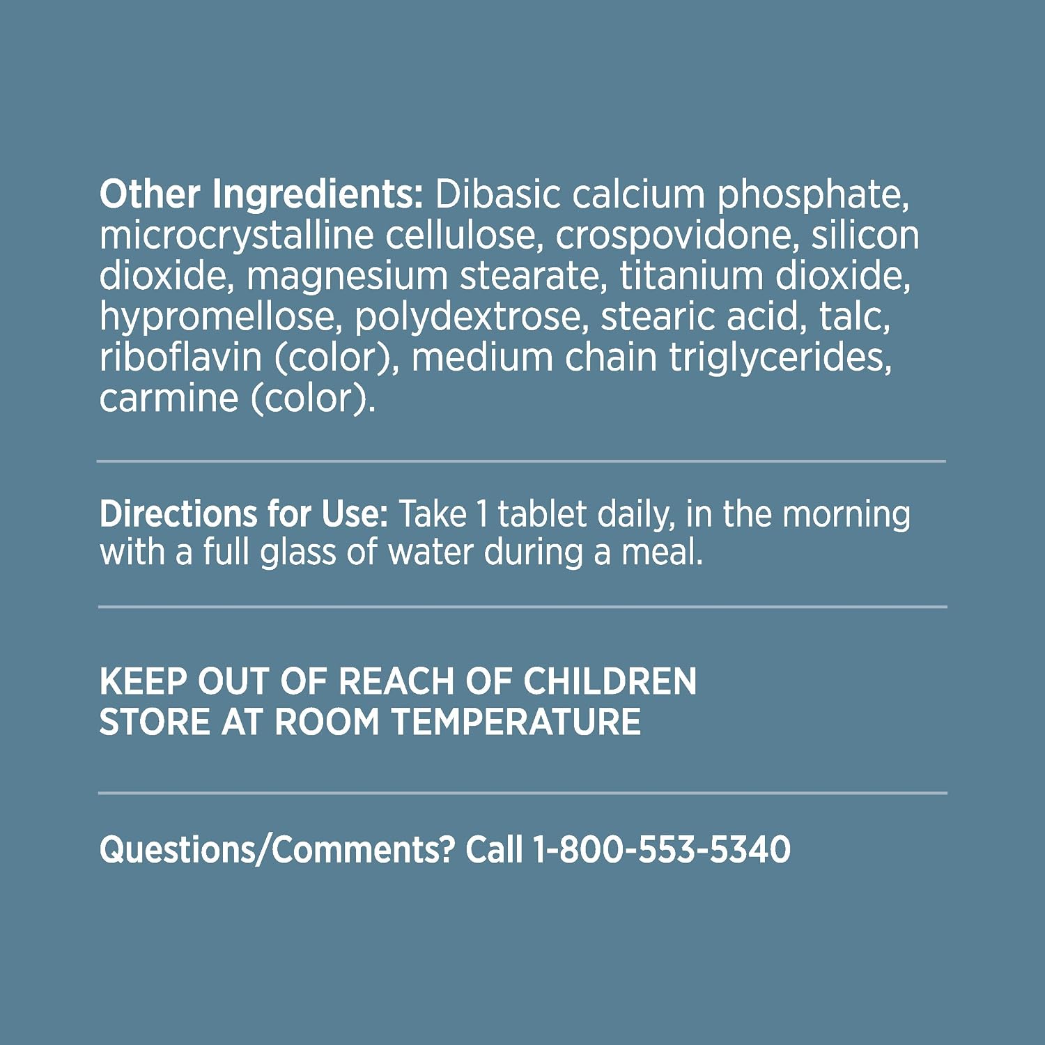 Bausch + Lomb Ocuvite Vitamin & Mineral Supplement with Lutein, 120 Tablets (Pack of 3) - görsel 8