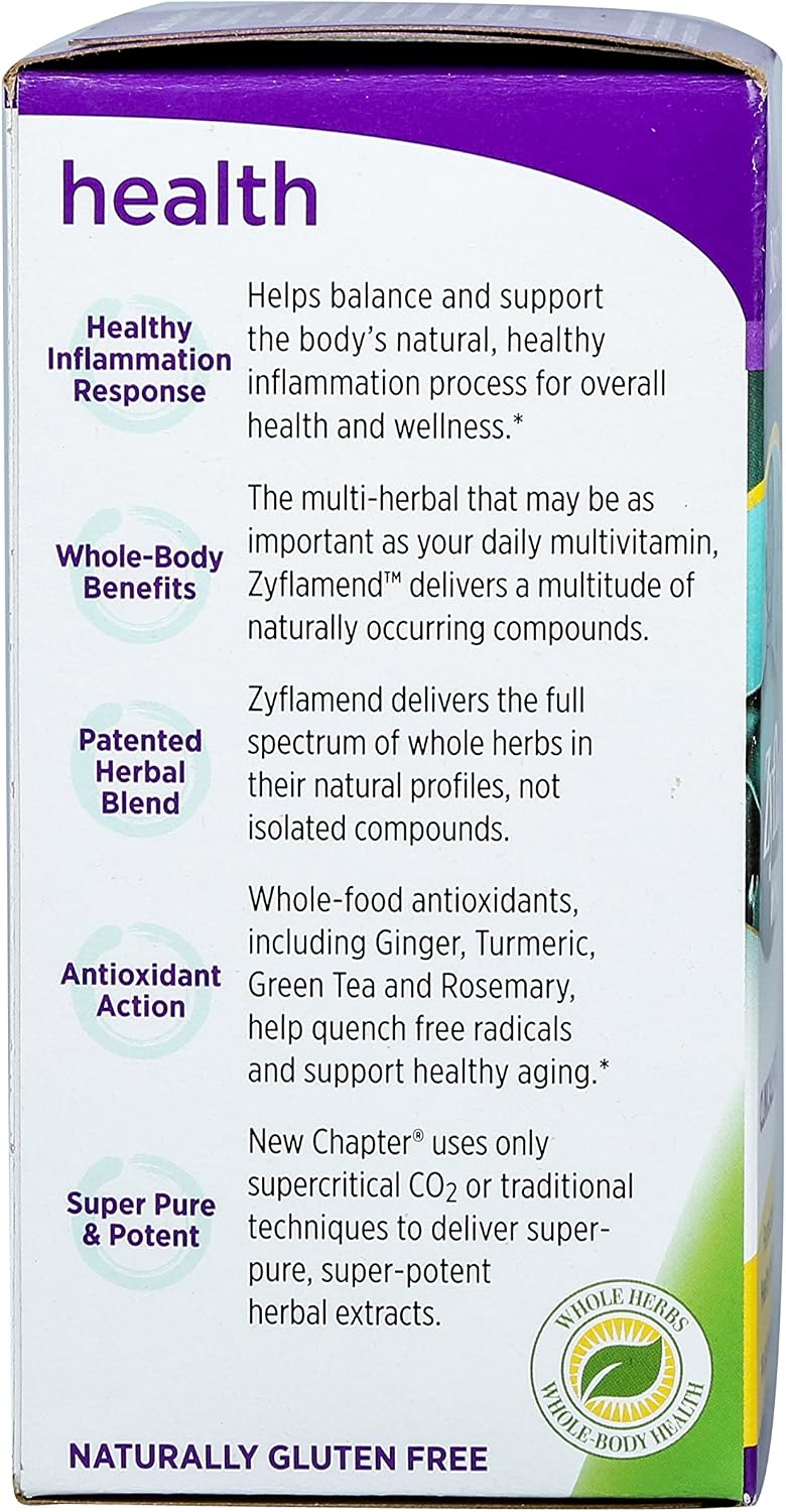 New Chapter Zyflamend Whole Body - 120 Vegetarian Capsules