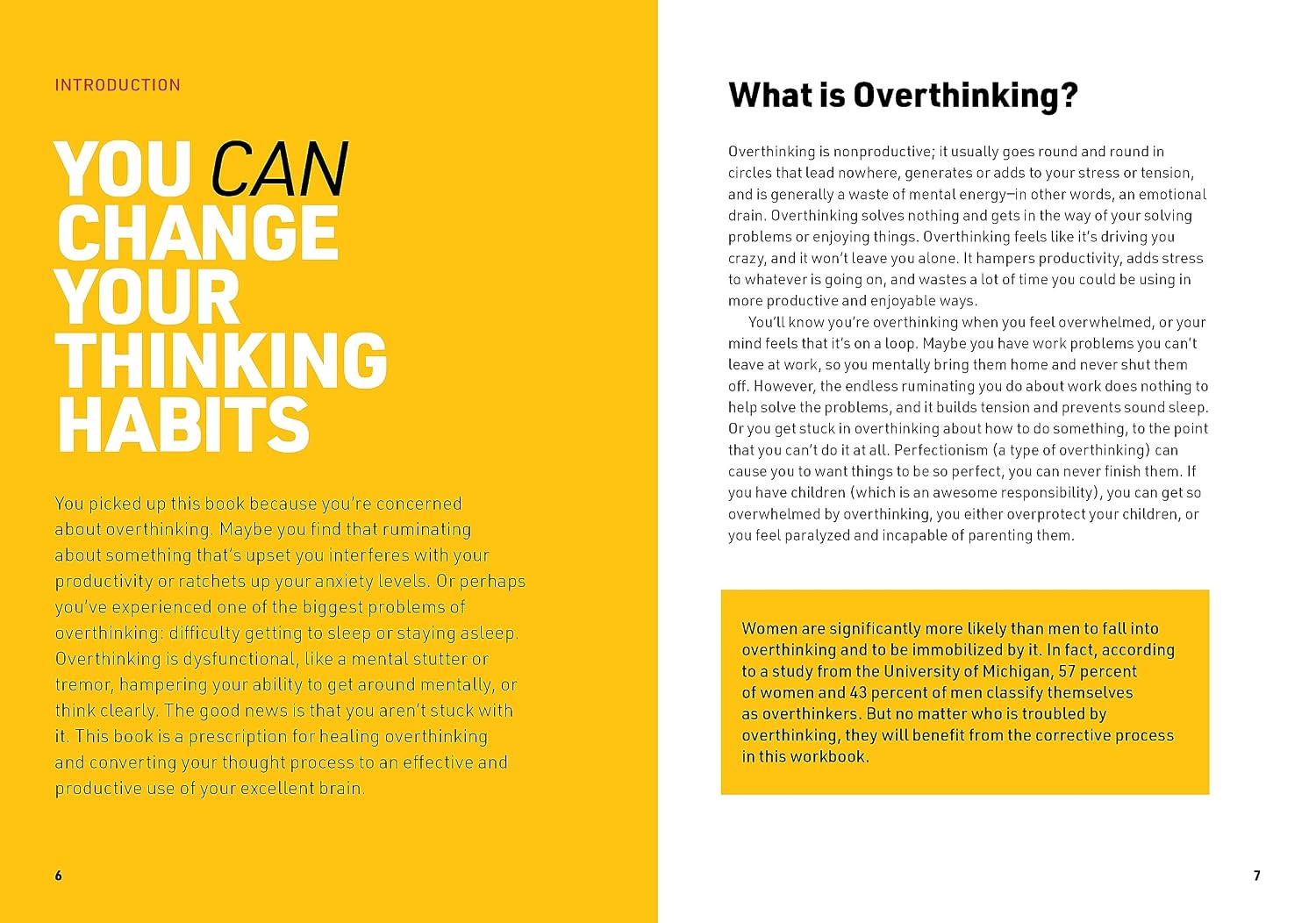Stop Overthinking: A Workbook to End Perfectionism, People Pleasing, Self-Sabotage, and Other Forms of Negative Thinking (Guided Workbooks, 7)