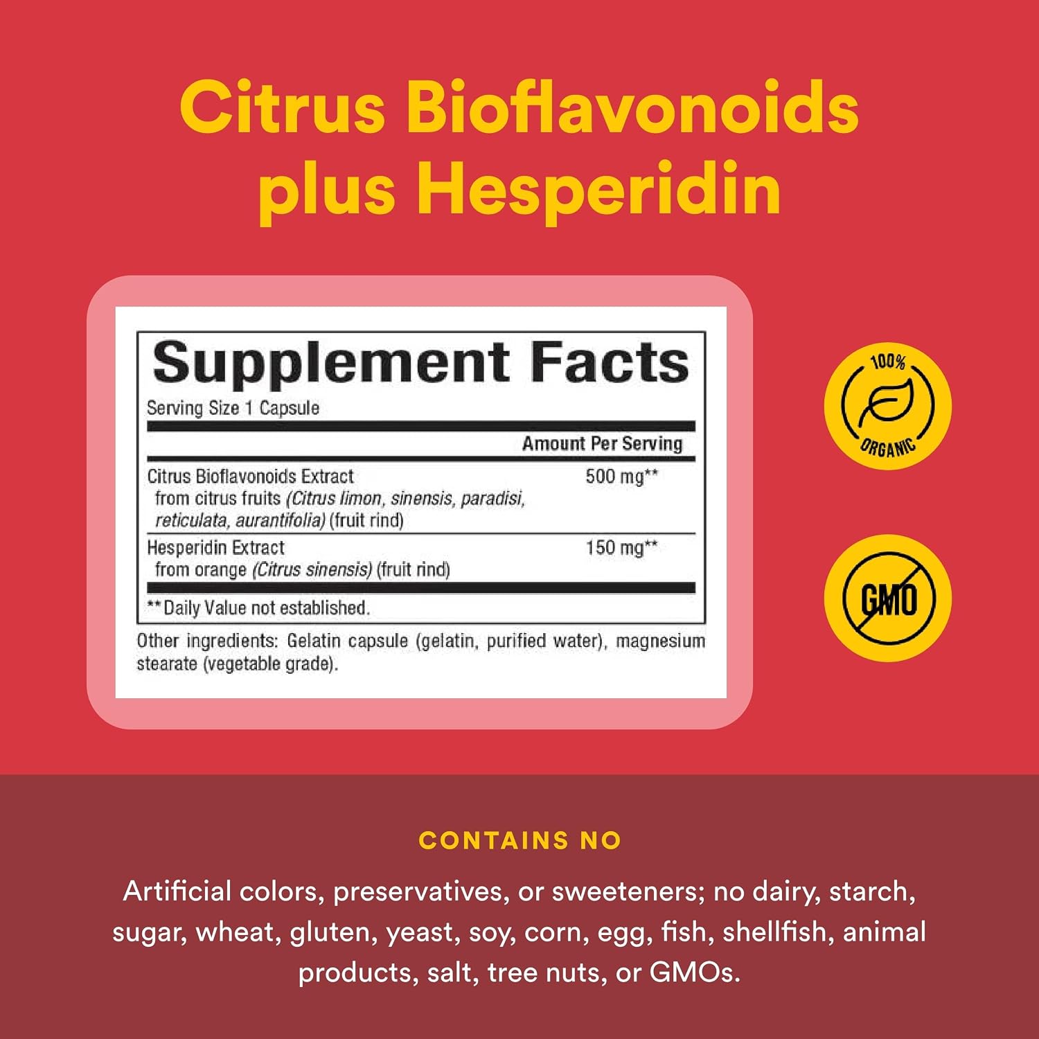 Natural Factors Citrus Bioflavonoids 650 mg - 90 Capsules