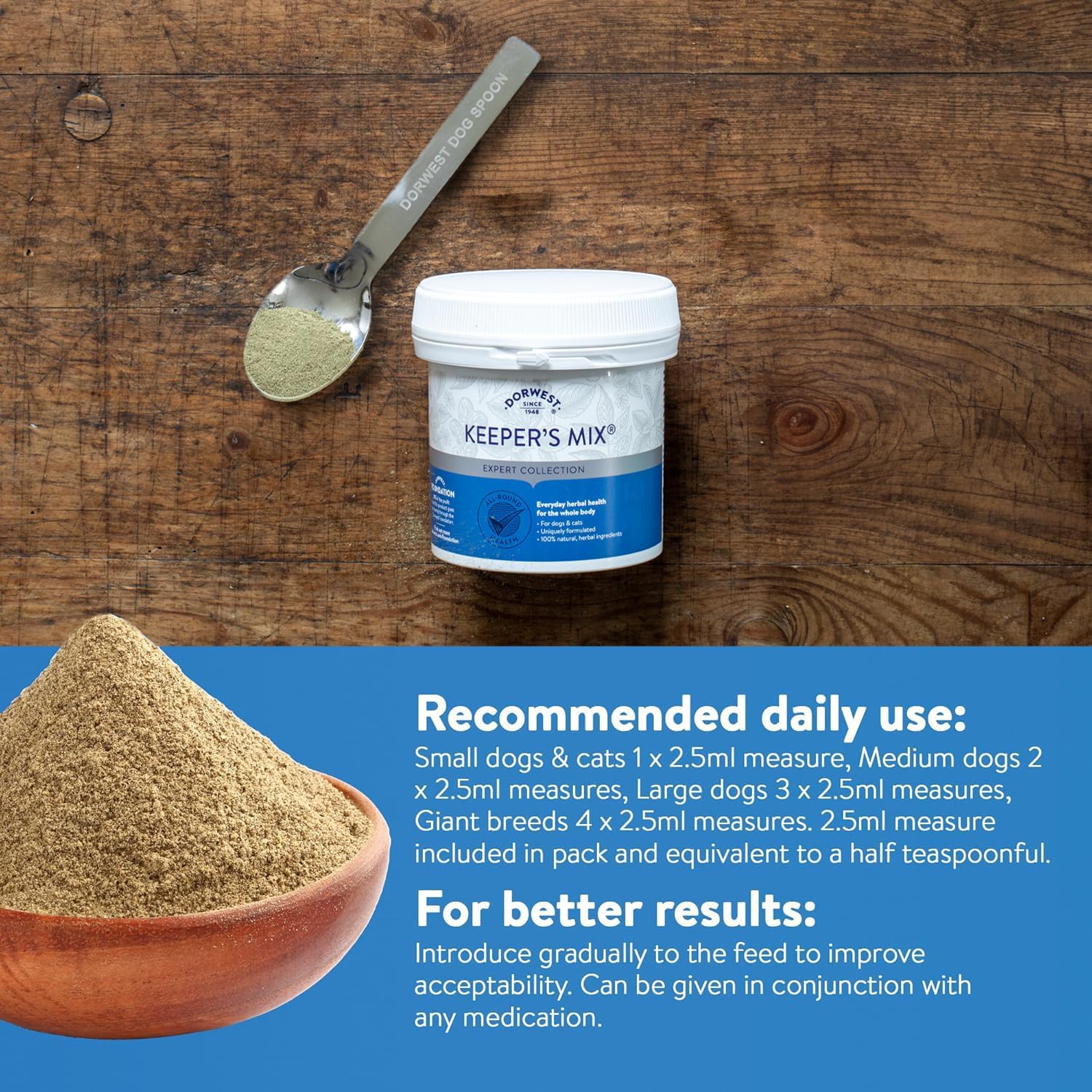 Dorwest Keeper's Mix Herbal Supplement for Dogs & Cats