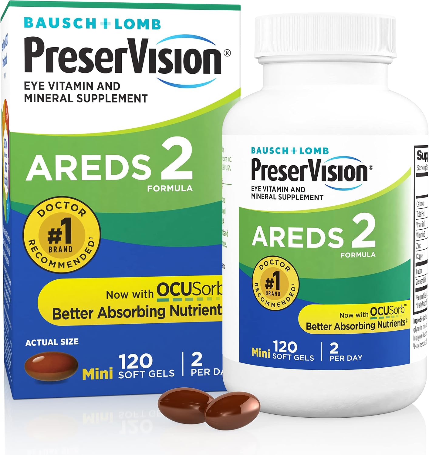 PreserVision AREDS 2 Formula, 120 Soft Gels