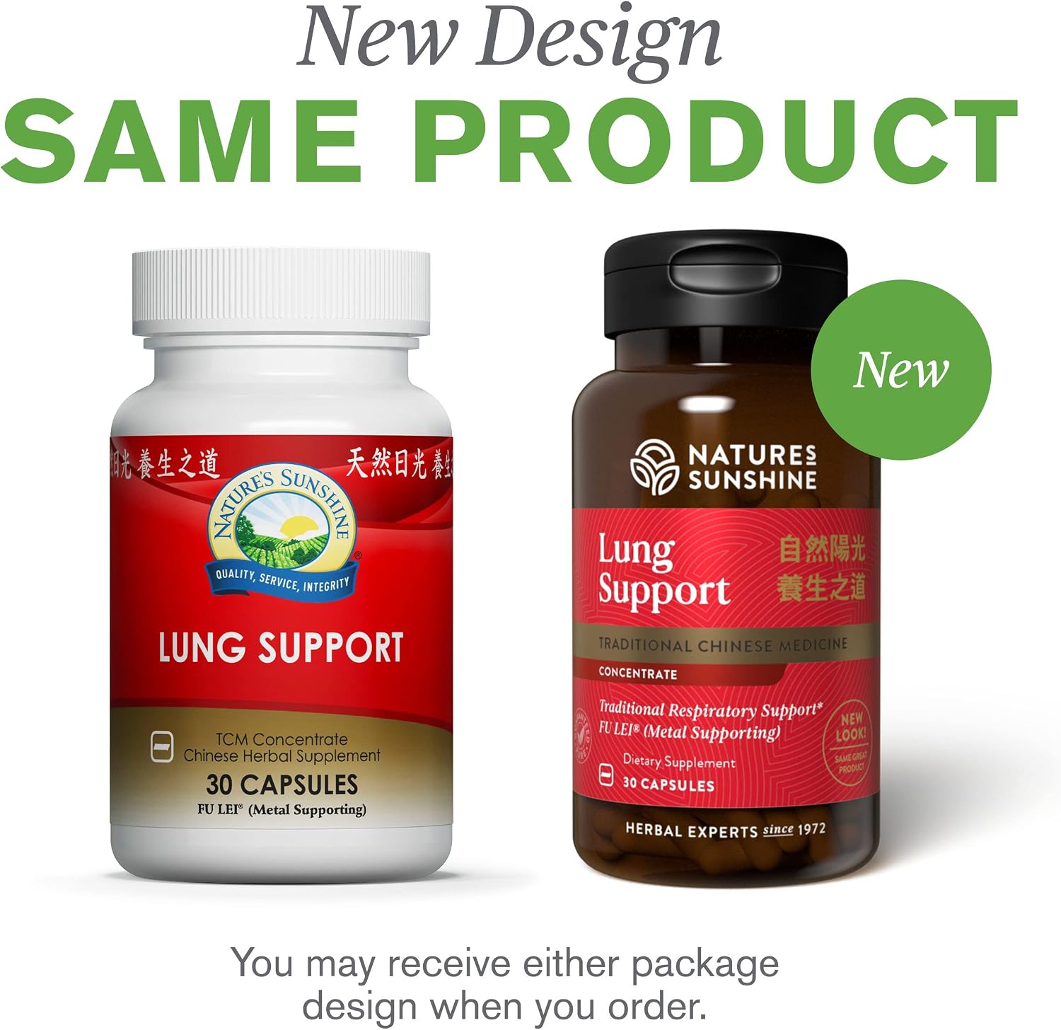 Nature's Sunshine Lung Support TCM Concentrate - 30 Capsules