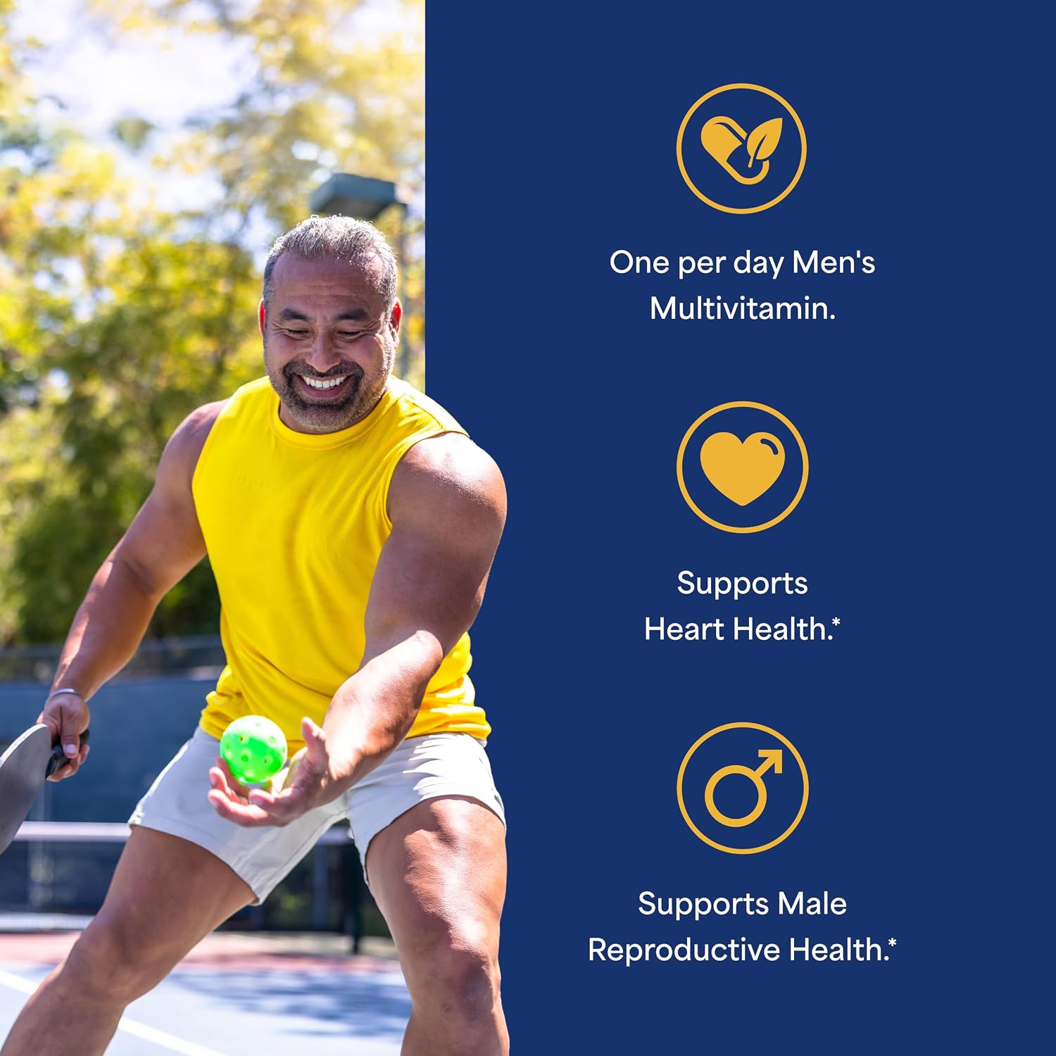Puritan's Pride Men's One Daily Multivitamin, 100 Caplets