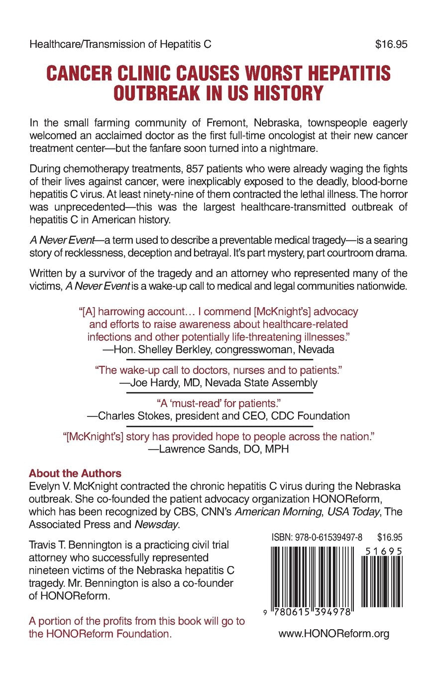 A Never Event: Exposing the Largest Outbreak of Hepatitis C in American Health Care History
