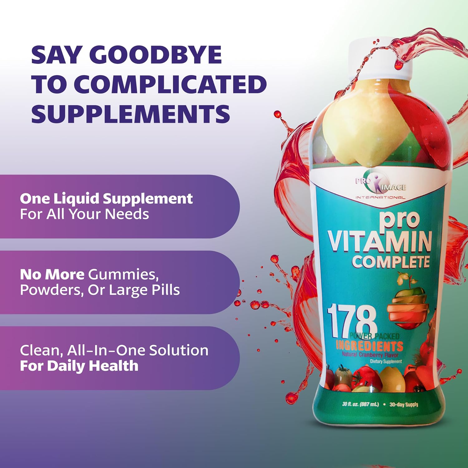 Pro Vitamin Complete 887 mL (30 oz) Liquid Multivitamin Supplement