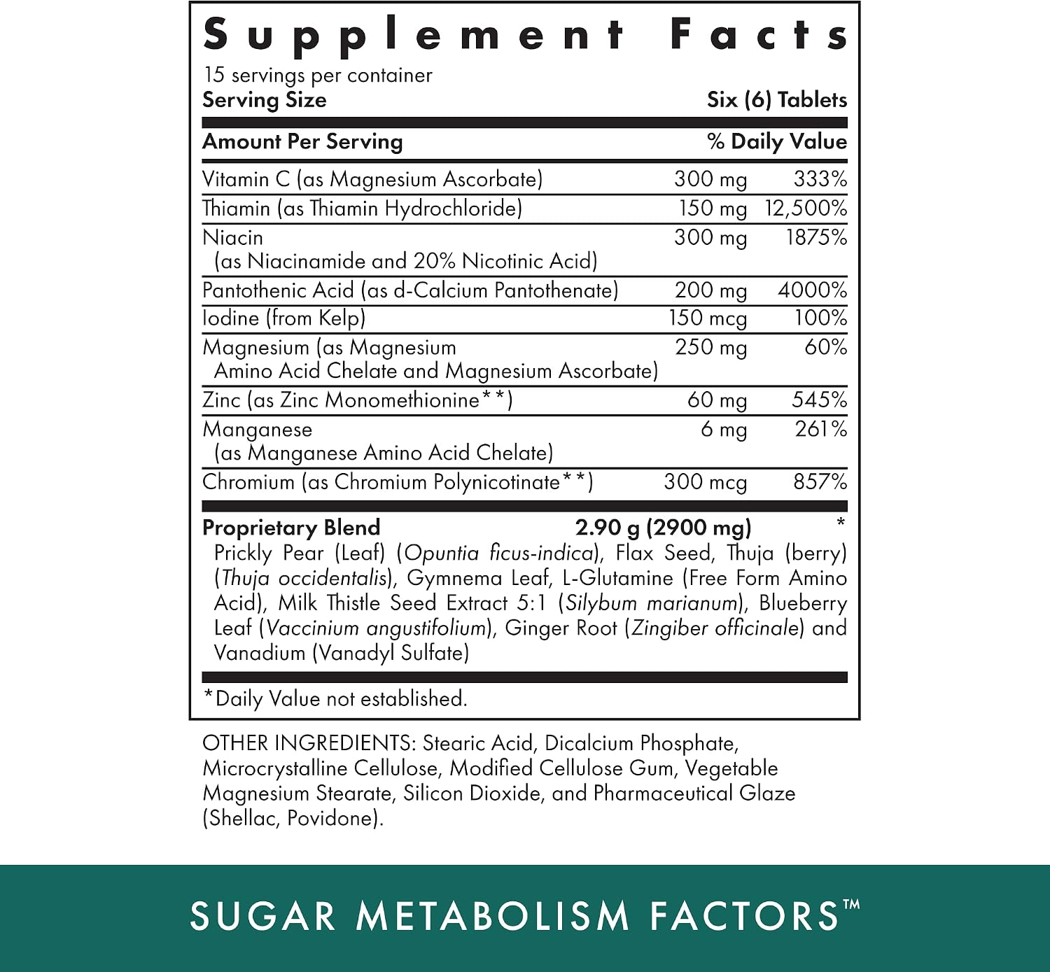 MICHAEL'S Health Naturopathic Programs Sugar Metabolism Factors – 90 Vegetarian Tablets