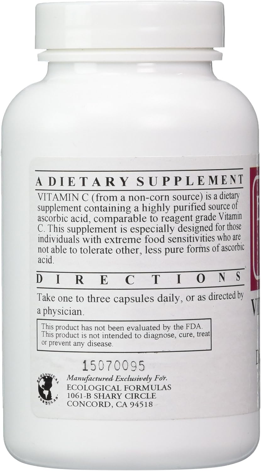 Cardiovascular Research Vitamin C-1000 Capsules, 120 Count