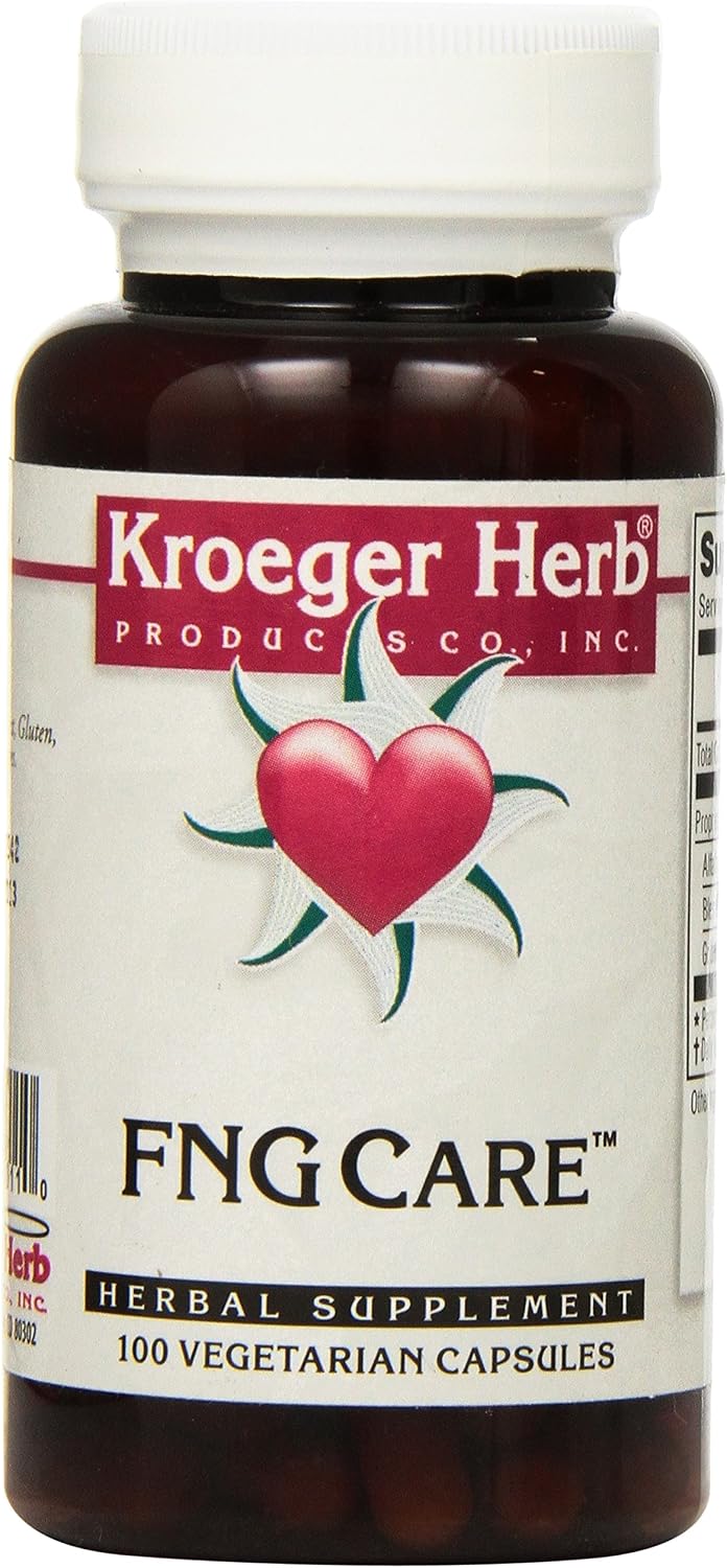 Kroeger Herb Blood Toner Capsules, Vegetarian, 100 Count
