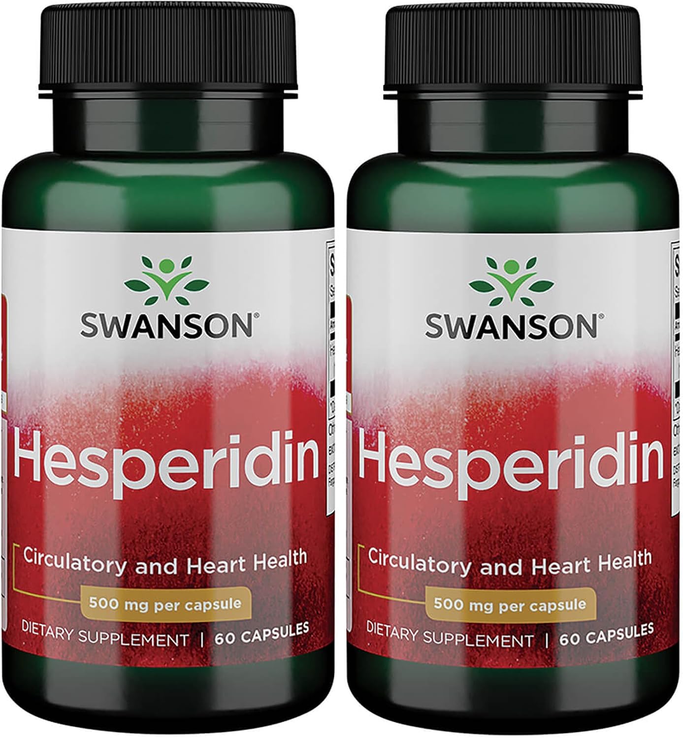 Swanson Hesperidin - Citrus-Derived Flavonoid - Cardiovascular & Muscle Recovery Support - 60 Capsules