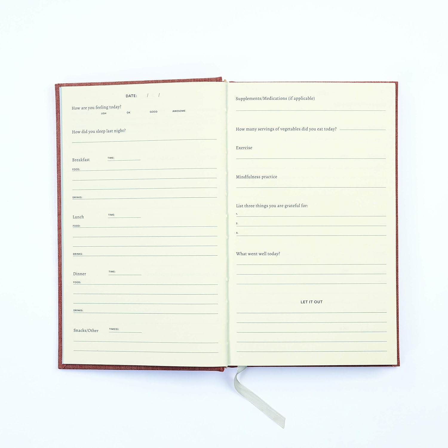 The Well Journal: A Guided Journal for Mindful Eating and Better Living