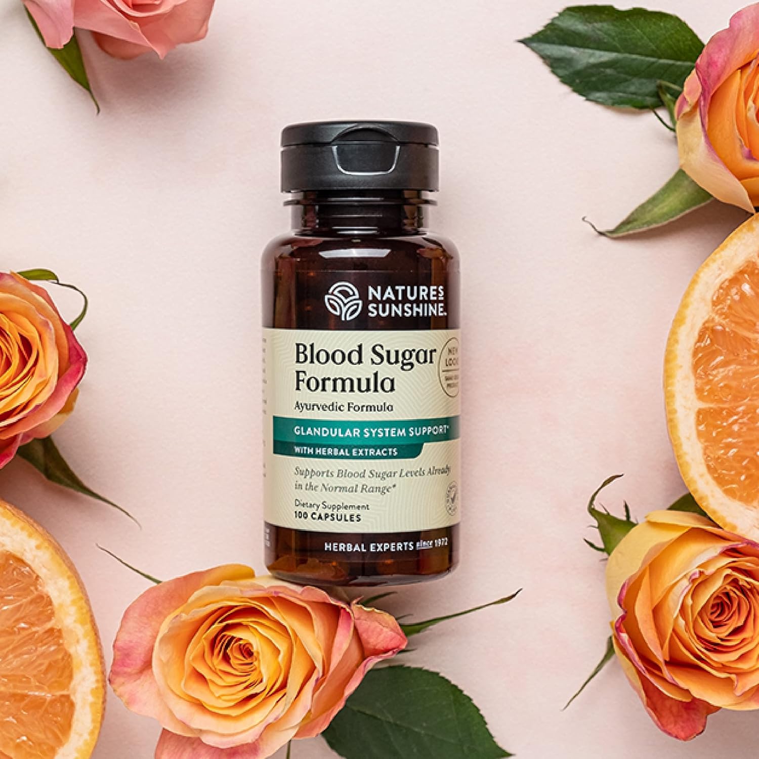 Nature's Sunshine Blood Sugar Formula, 100 Capsules