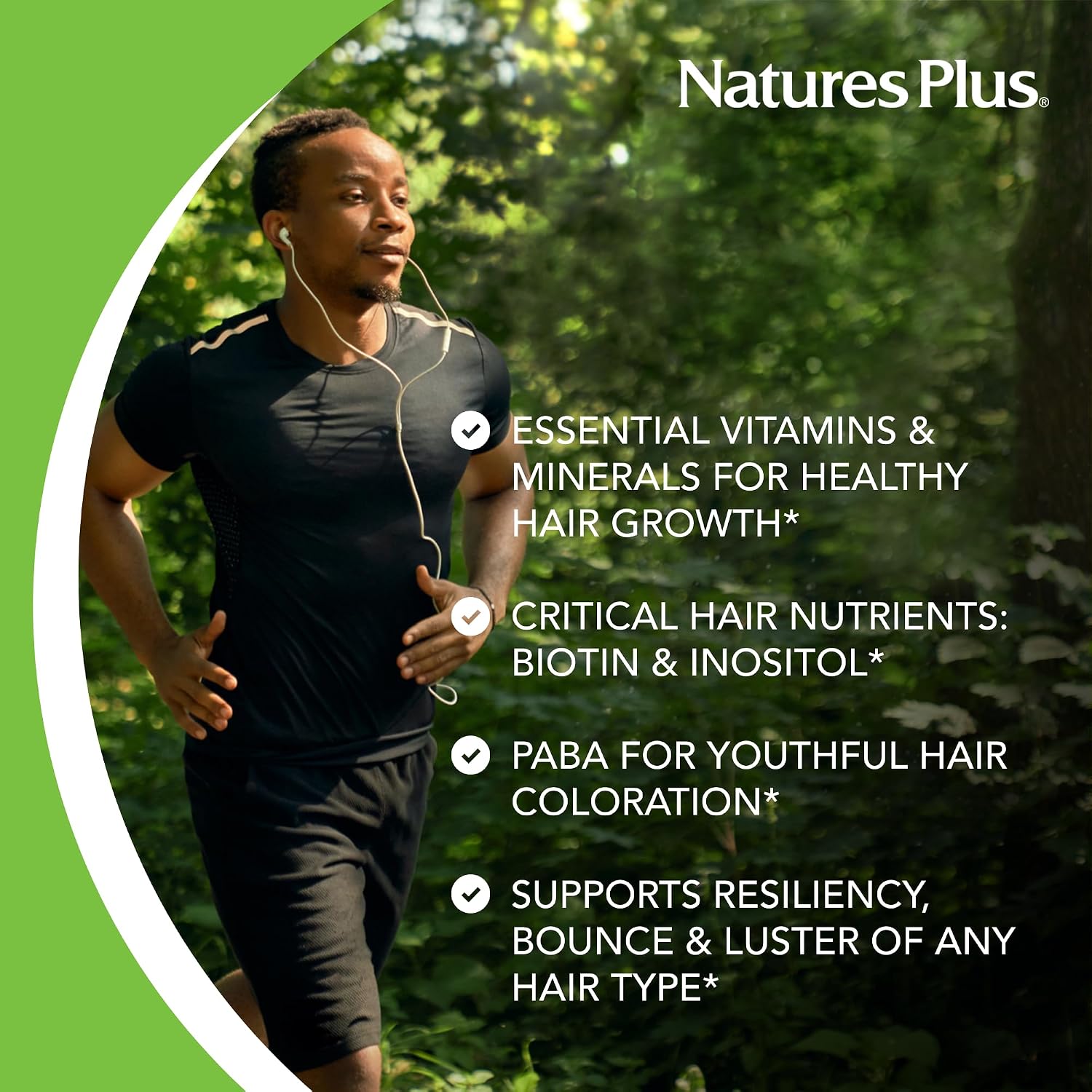 NaturesPlus Ultra Hair - 120 Sustained-Release Mini Tablets