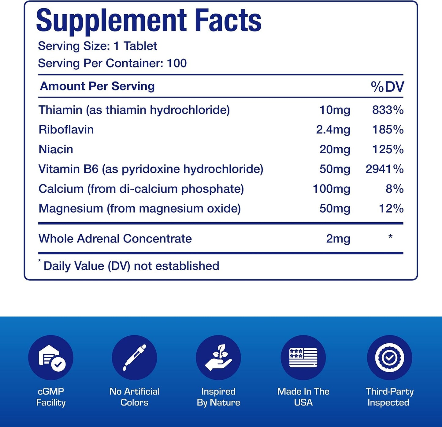 Anabolic Laboratories Calcium Magnesium B6 Supplement – 50 mg Vitamin B6 Complex - görsel 4