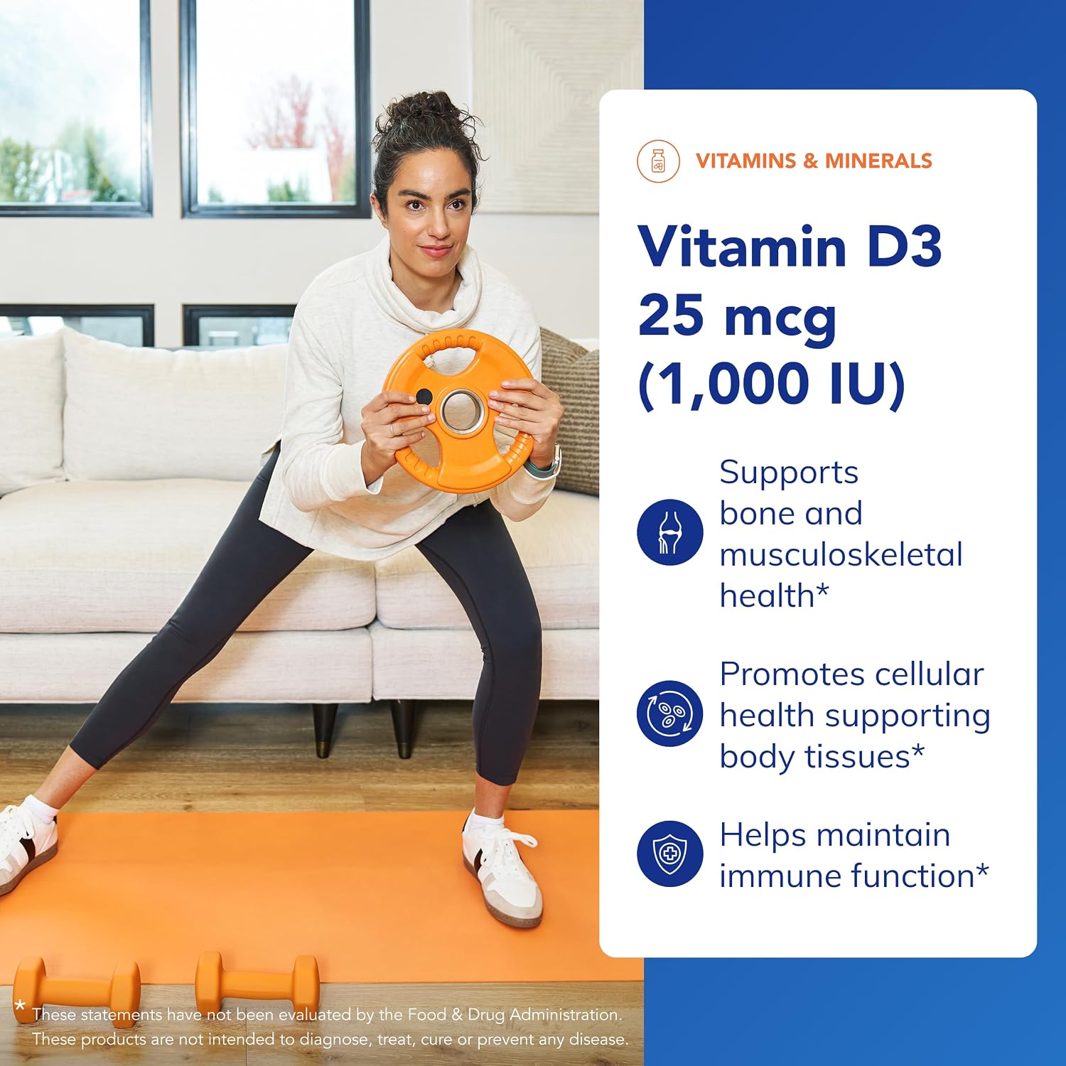 Pure Encapsulations Vitamin D3 25 mcg (1,000 IU) - 120 Capsules
