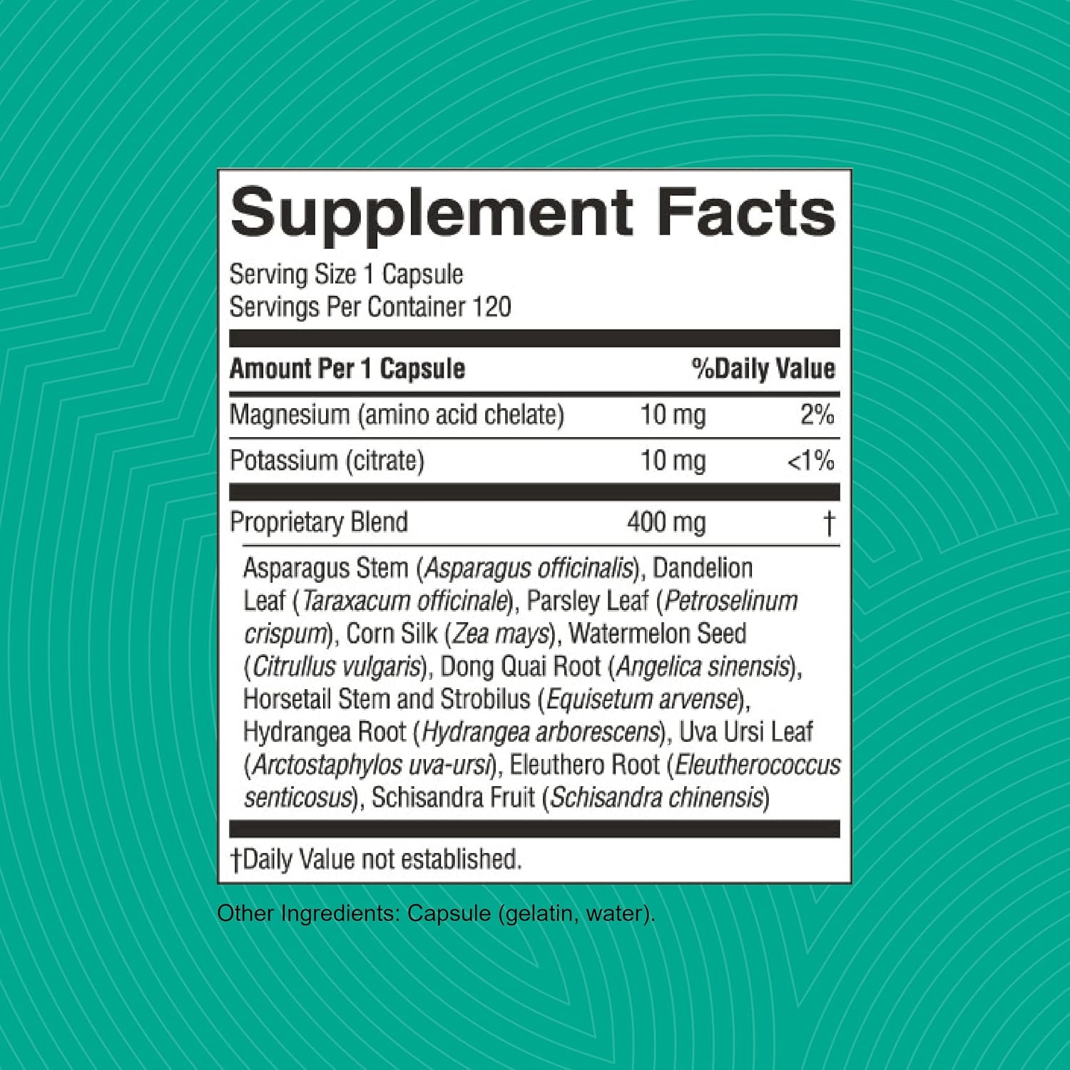 Nature's Sunshine Urinary Maintenance, 120 Capsules