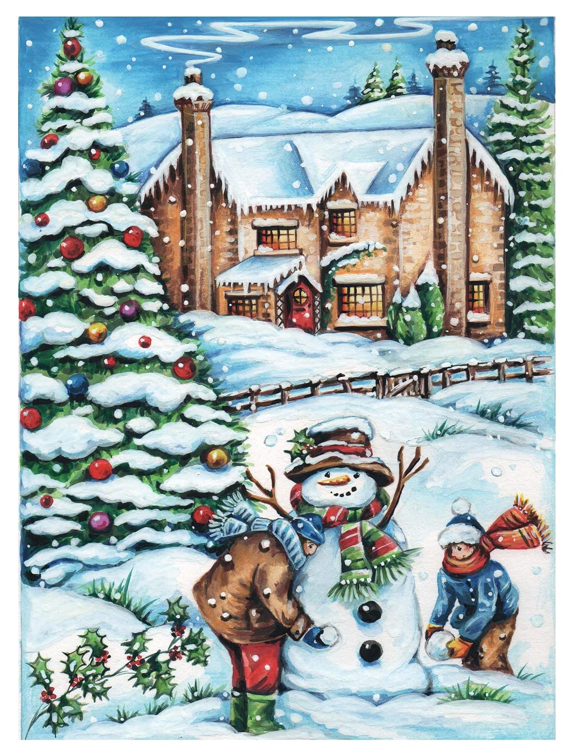 Creative Haven Winter Wonderland Colouring Book