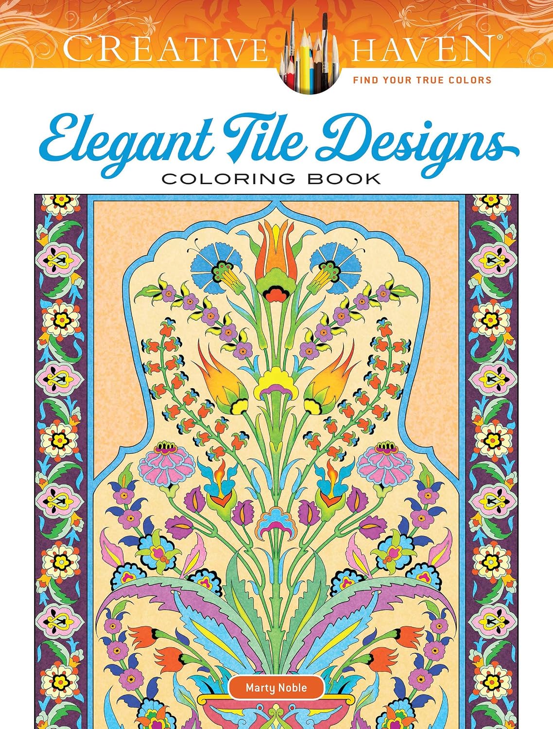 Creative Haven Elegant Tile Designs Colouring Book (Adult Colouring Books: Art & Design)