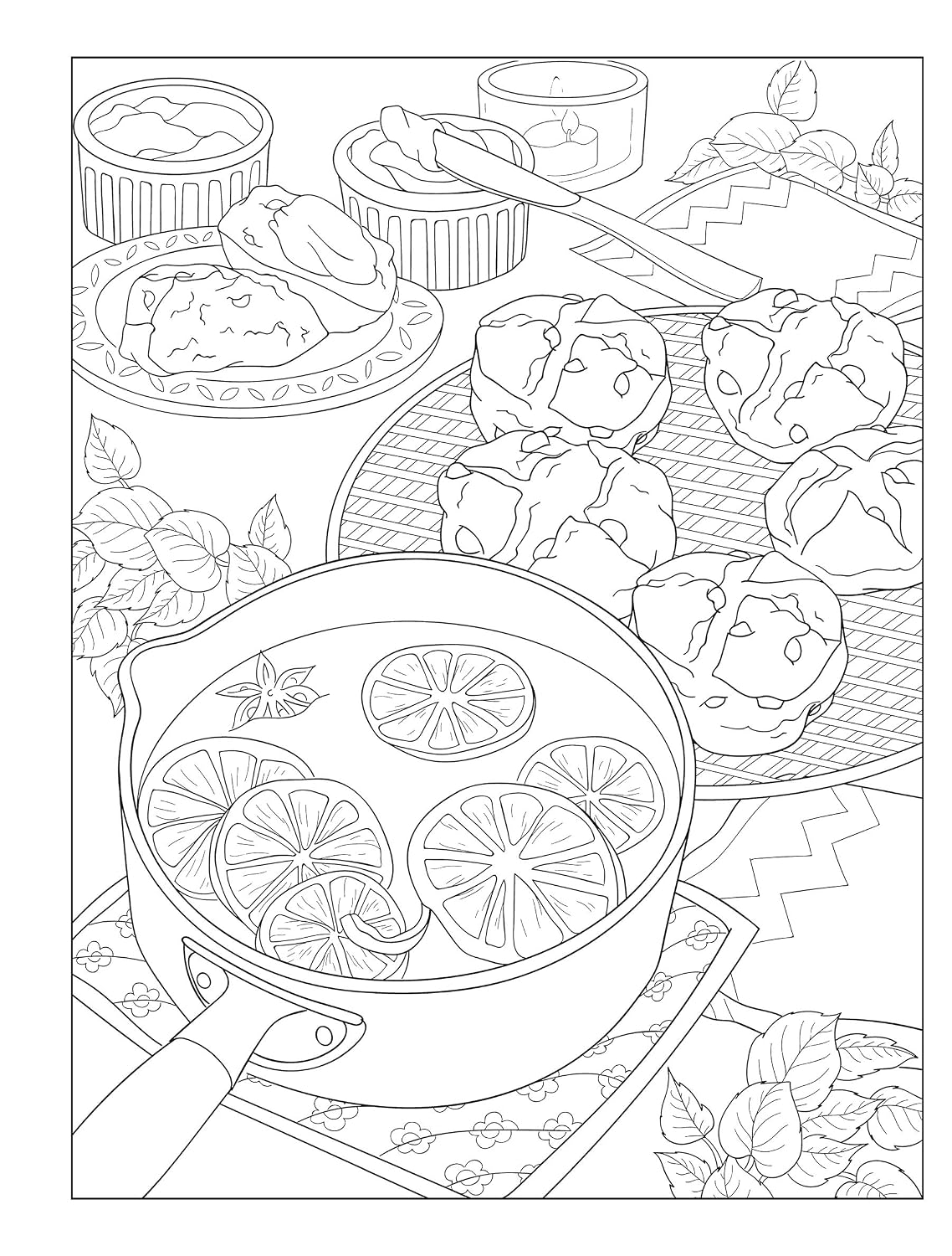 Creative Haven Happy Home: A Hygge Colouring Book (Adult Colouring Books: Calm)