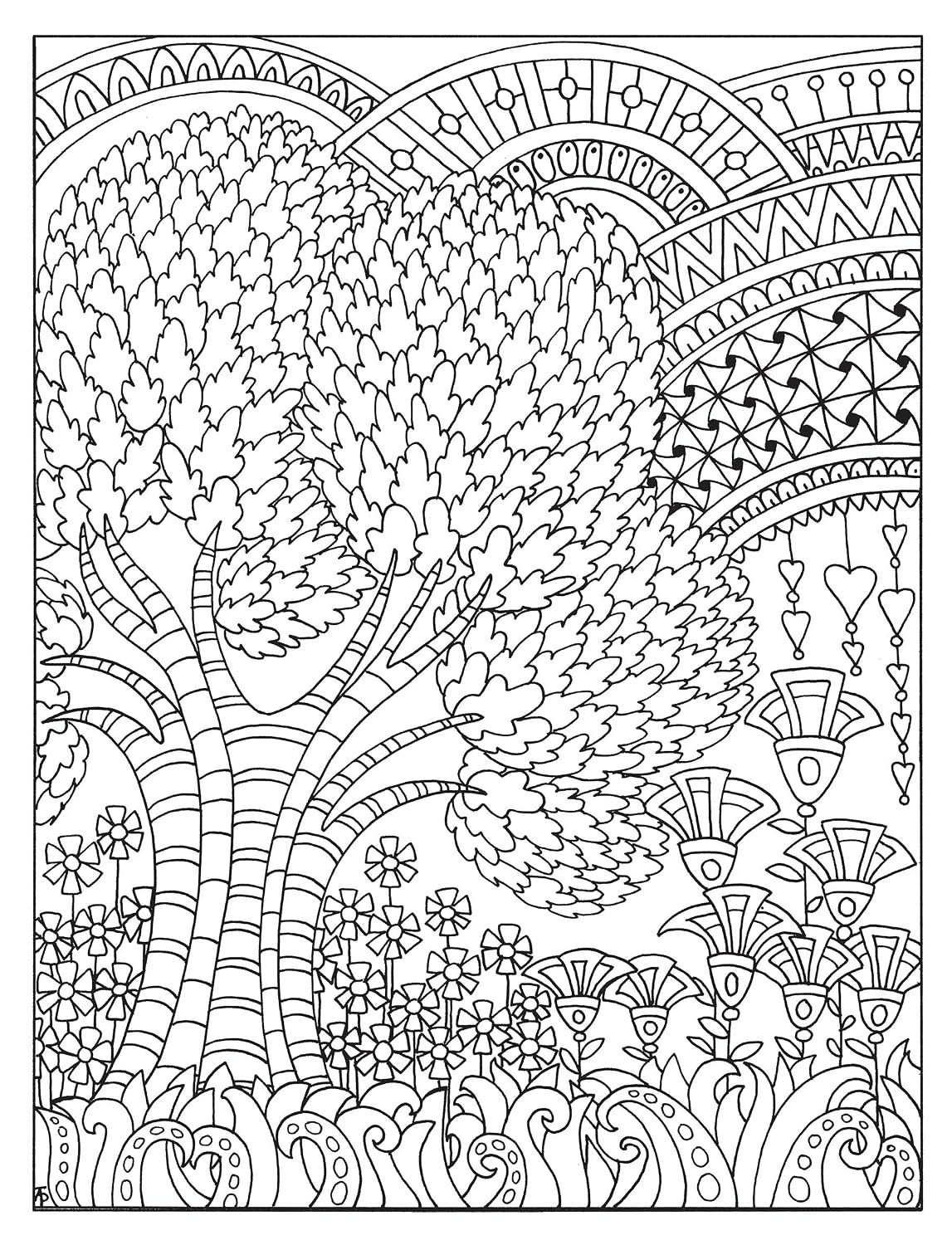 Creative Haven Entangled Forest Colouring Book (Adult Colouring Books: Nature)