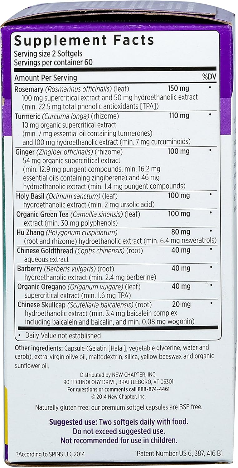 New Chapter Zyflamend Whole Body - 120 Vegetarian Capsules