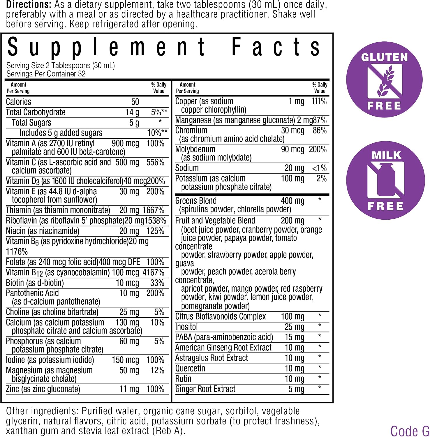 Bluebonnet Nutrition Liquid Super Earth MultiNutrient Formula – 946 mL, Tropical Fruit Flavour