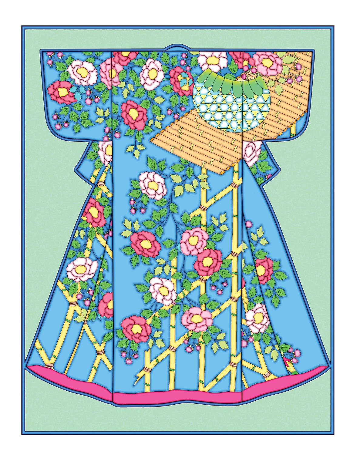Creative Haven Japanese Designs Colouring Book: Relax & Find Your True Colours