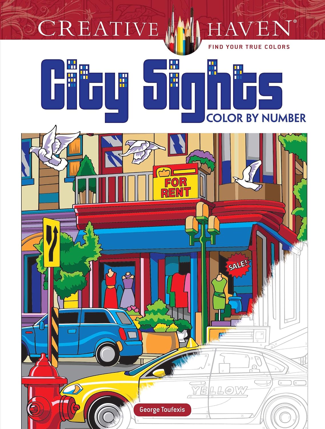 Creative Haven City Sights Colour By Number