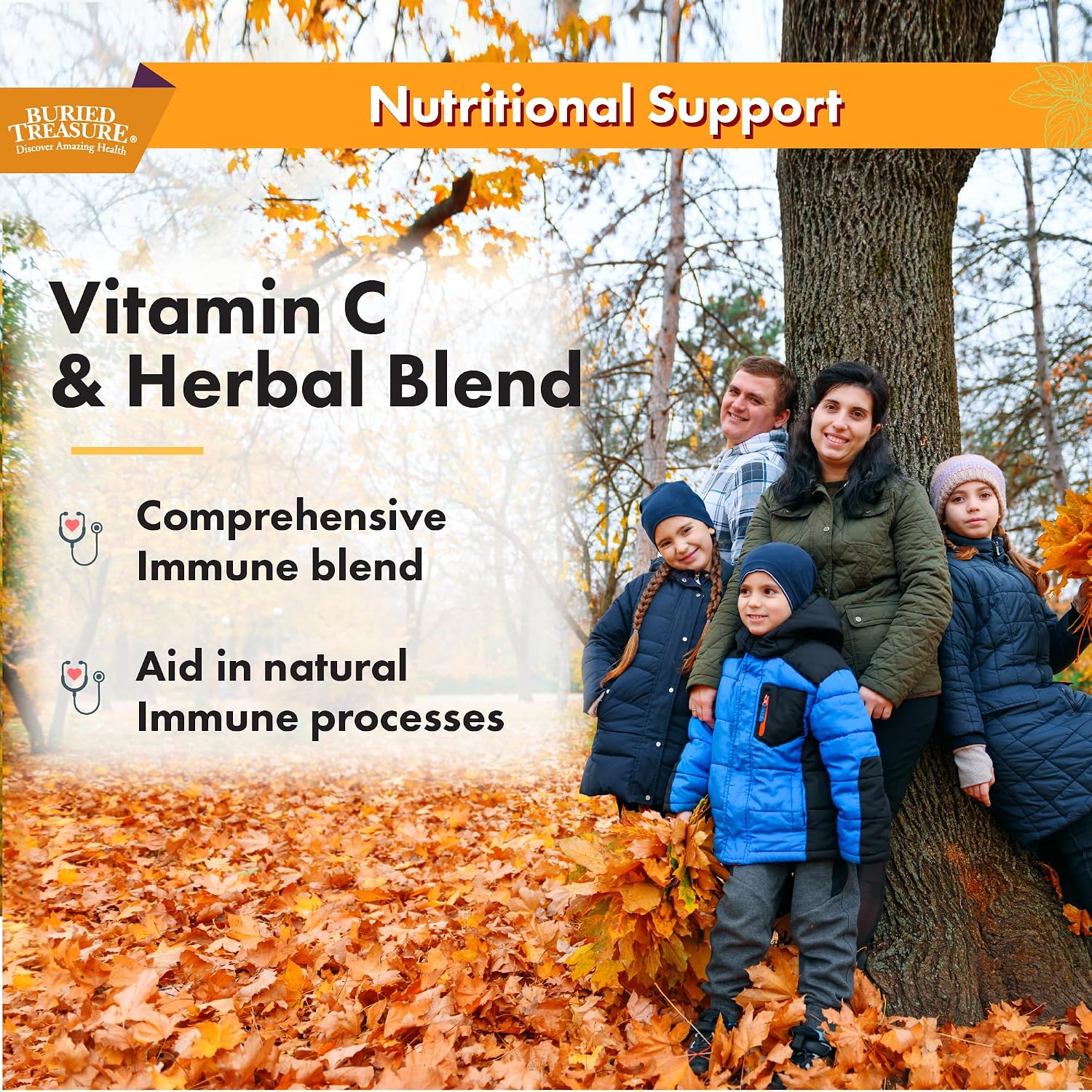 Buried Treasure Adult Daily Immune Wellness – Liquid Nutrient Blend with Elderberry & Echinacea
