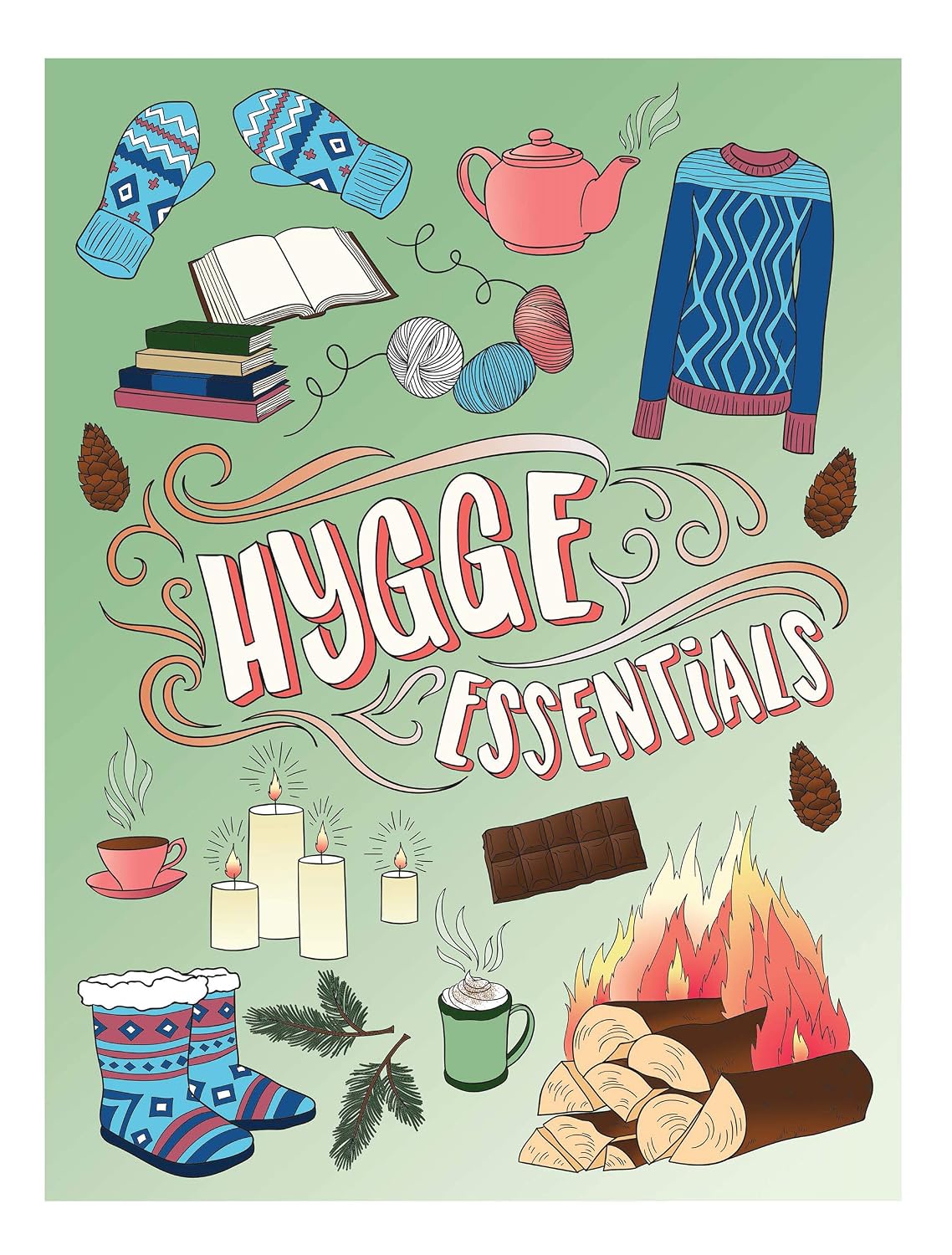 Creative Haven Happy Home: A Hygge Colouring Book (Adult Colouring Books: Calm)