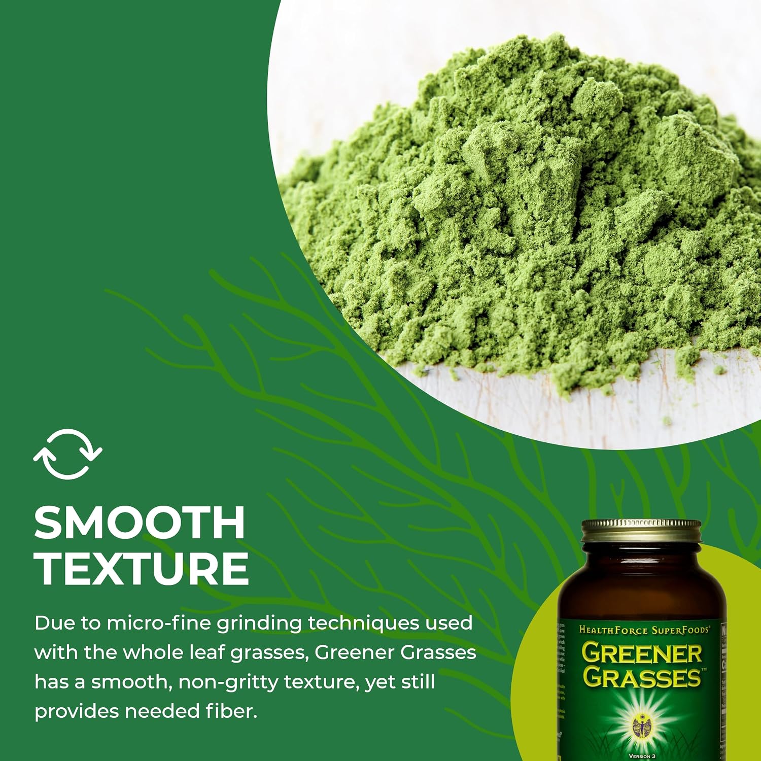 HealthForce SuperFoods Greener Grasses Alkalizer Powder – Organic Vegan Greens Superfood, 10 oz (283 g)