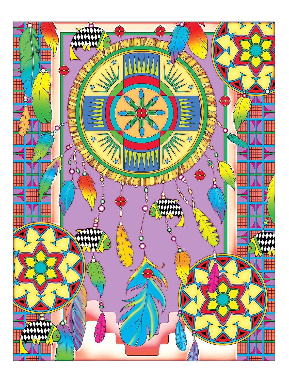 Creative Haven Native American Designs Colouring Book: Your Path to Calm, Serenity, Stress Relief, Zen & Relaxation (Adult Colouring Books: Canada)