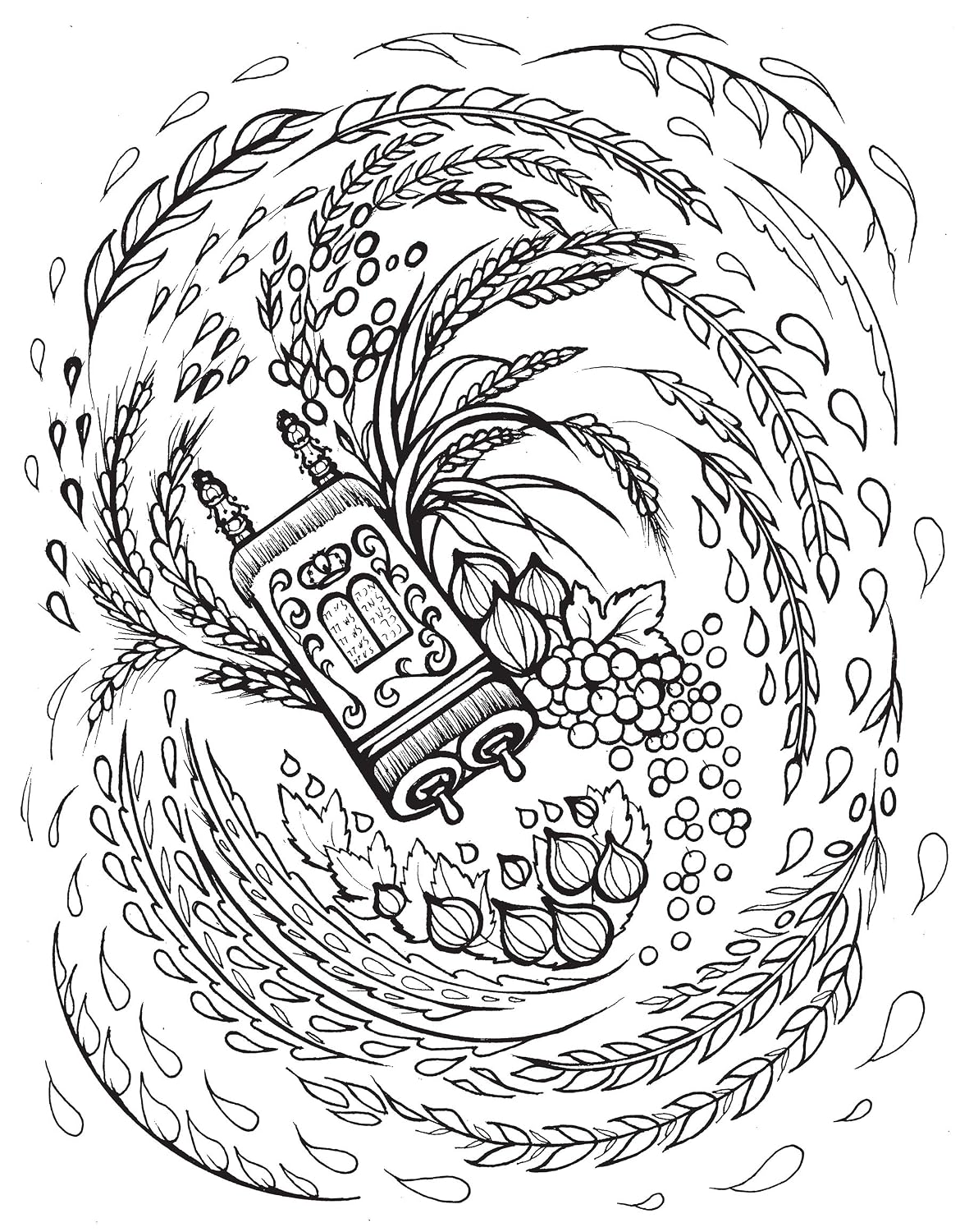 Creative Haven Artful Jewish Designs Colouring Book (Adult Colouring Books: Holidays & Celebrations)