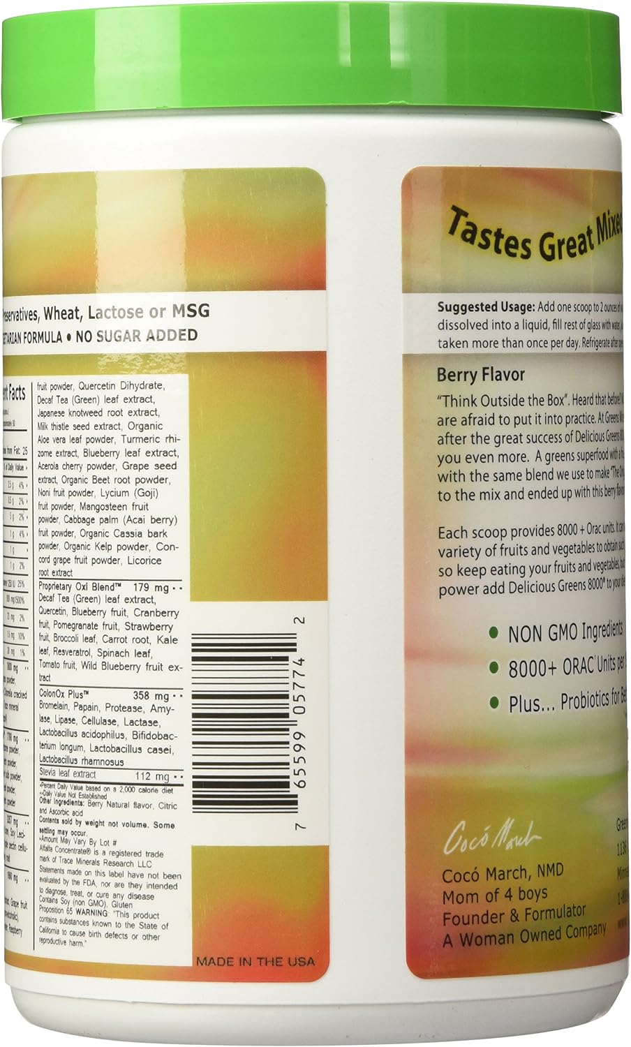 Greens World Delicious Greens 8000 Berry - 300 g