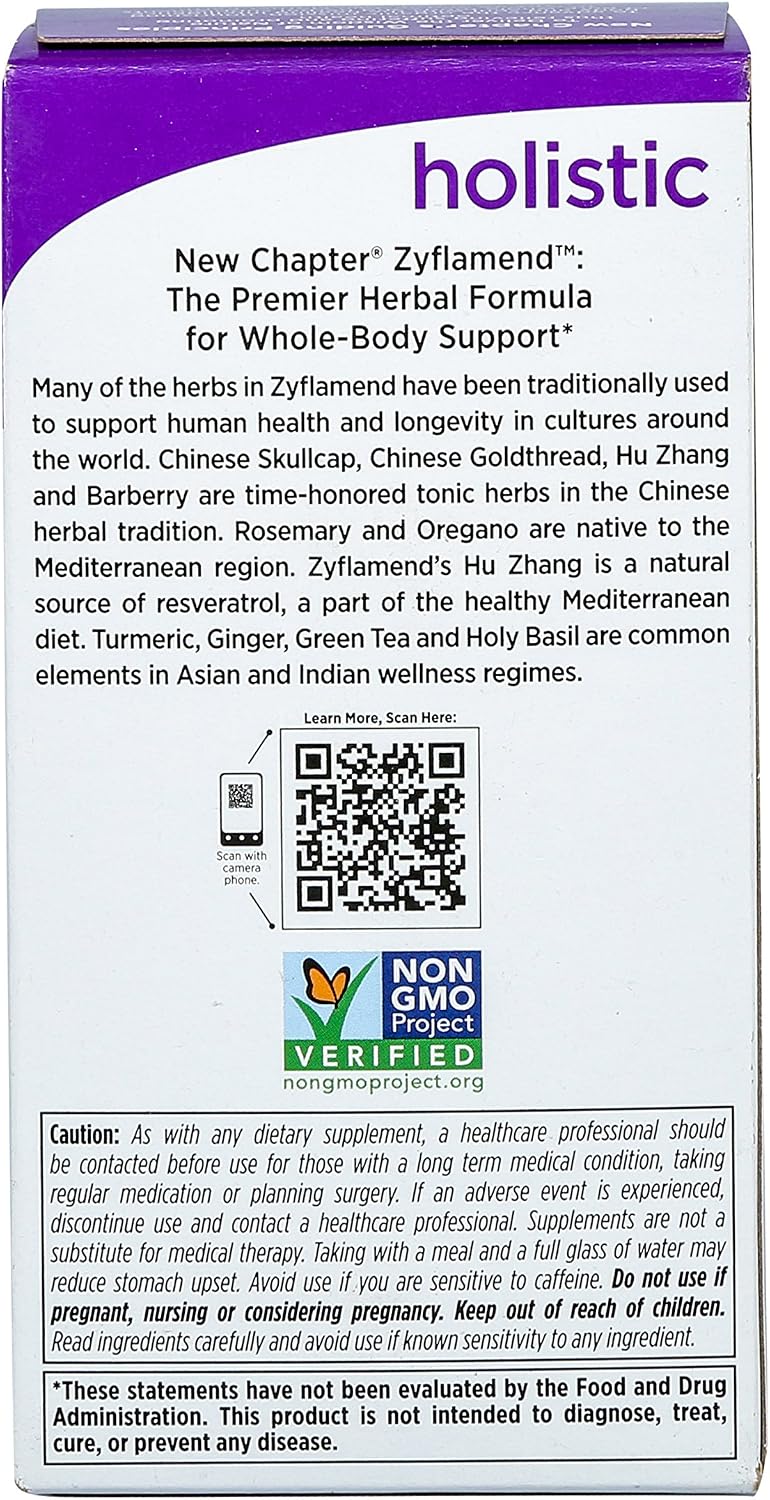 New Chapter Zyflamend Whole Body - 120 Vegetarian Capsules