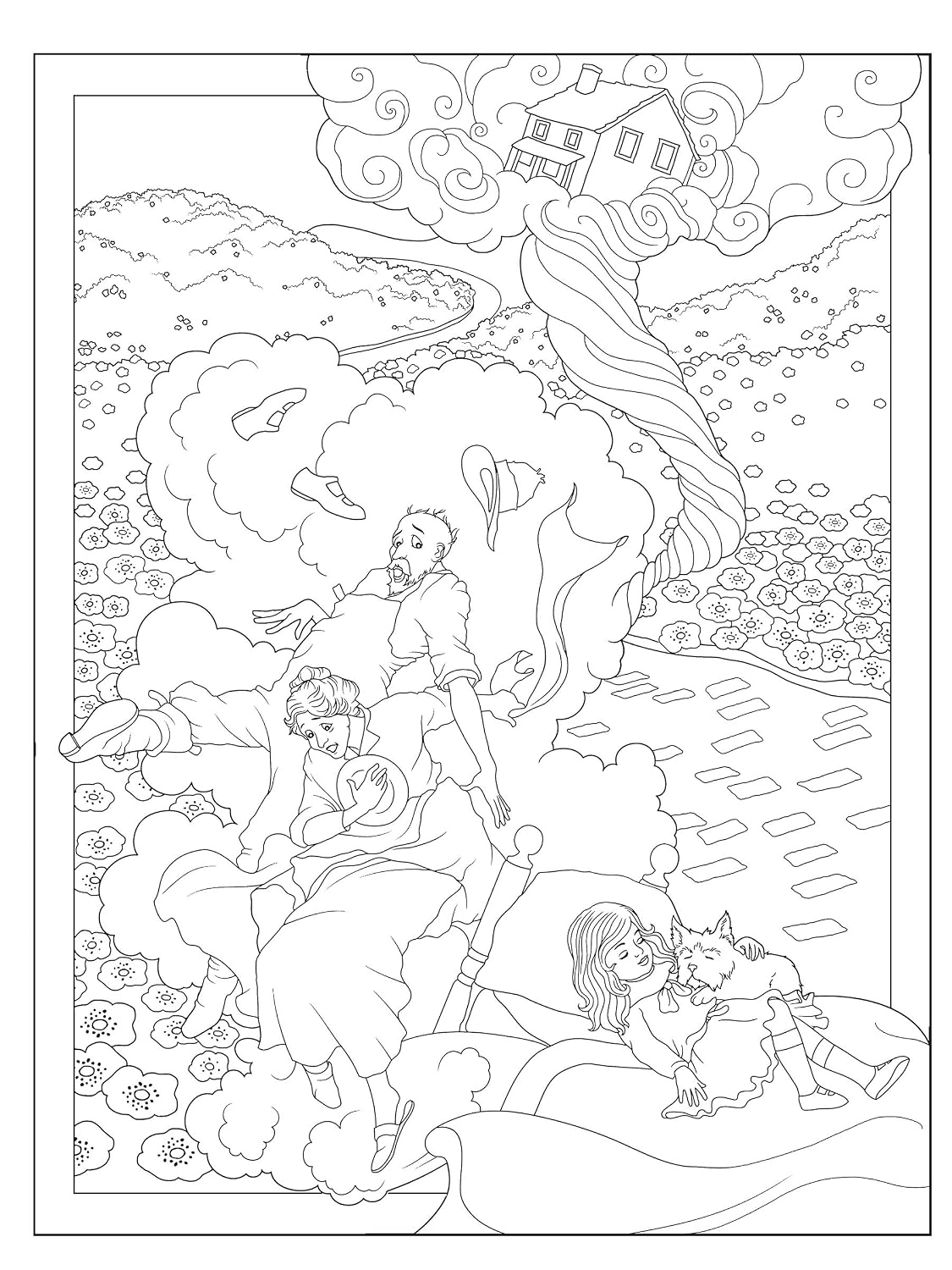 Creative Haven Wizard of Oz Designs Colouring Book