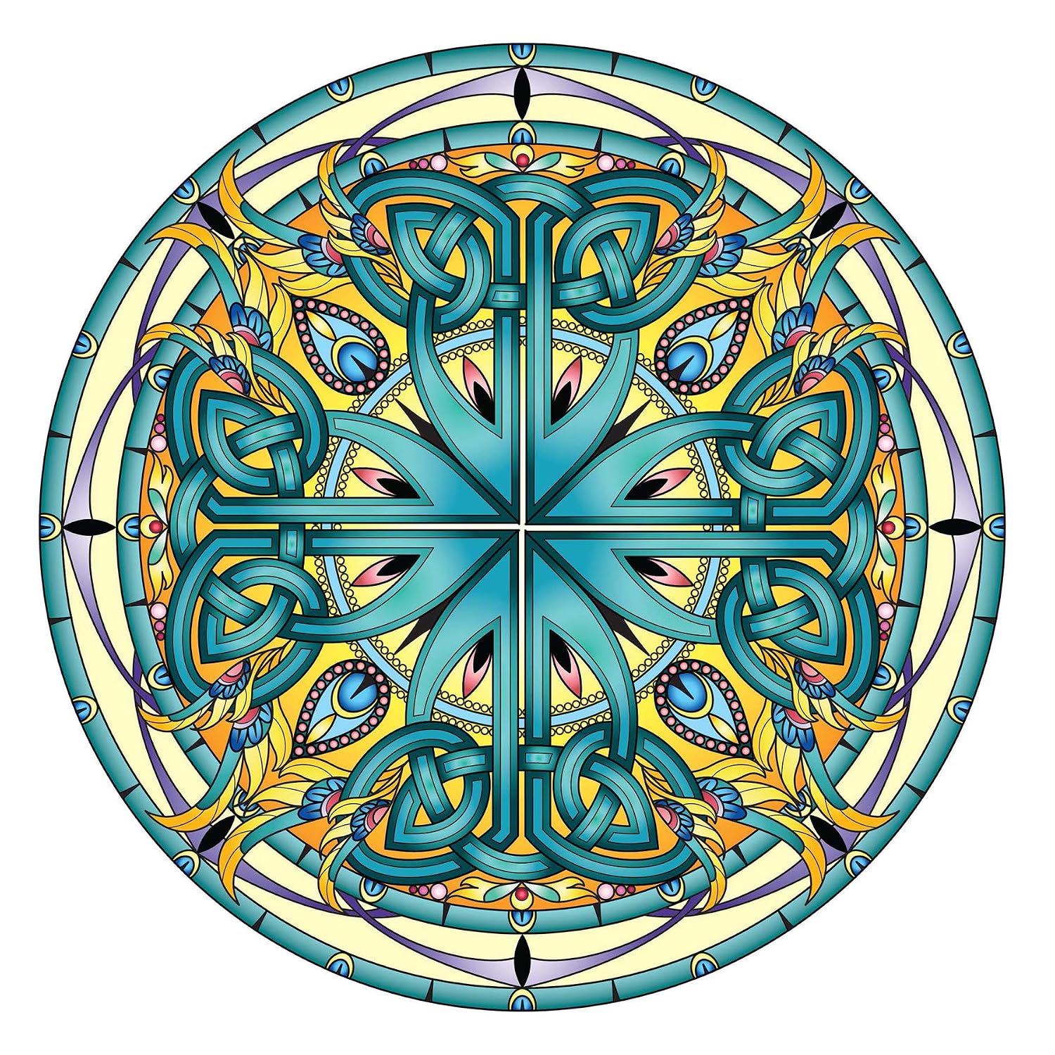 Creative Haven Celtic Mandalas Coloring Book (Adult Coloring Books: Mandalas)